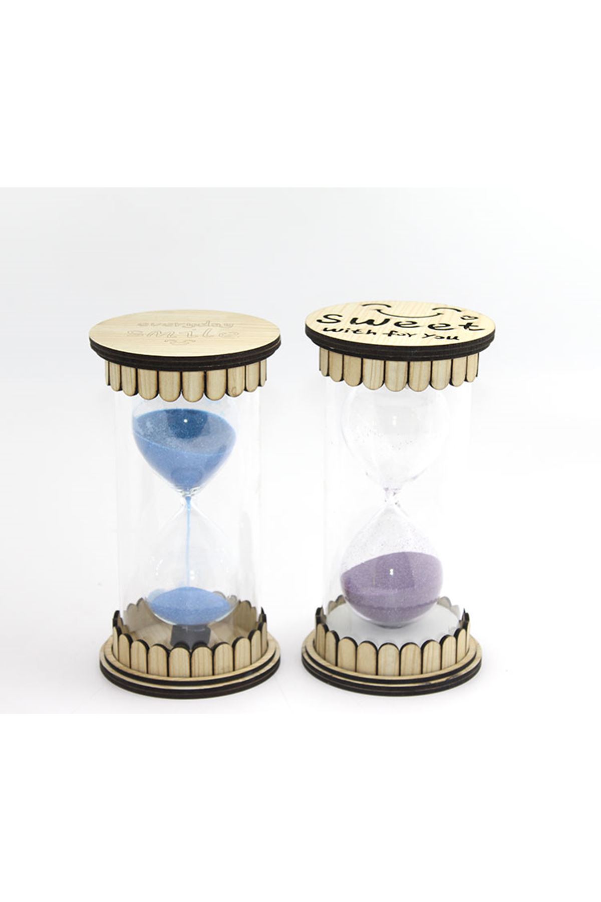 Ahşap Kum Saati Model 2