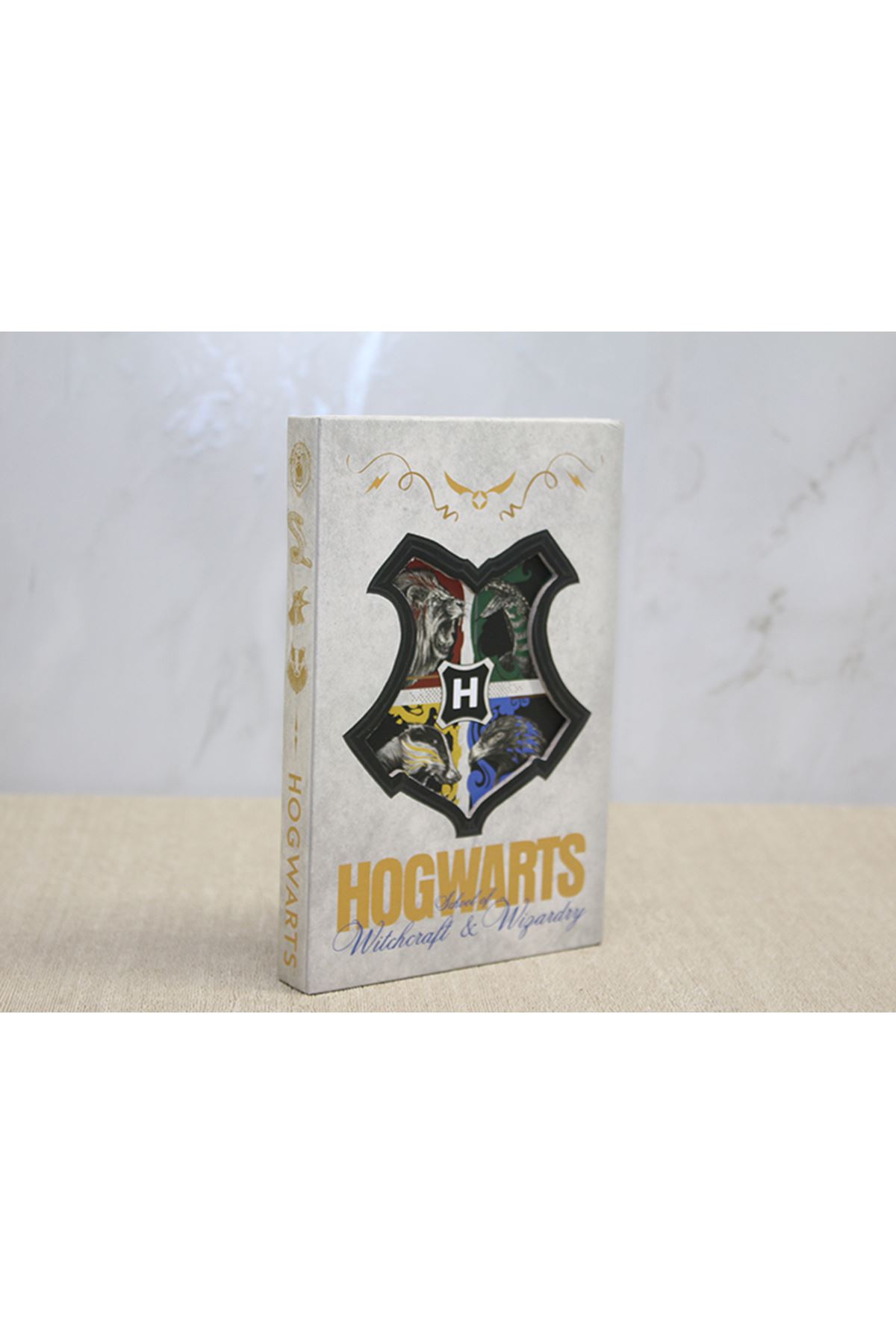 Harry Potter Hogwarts Amblemli Deri Defter