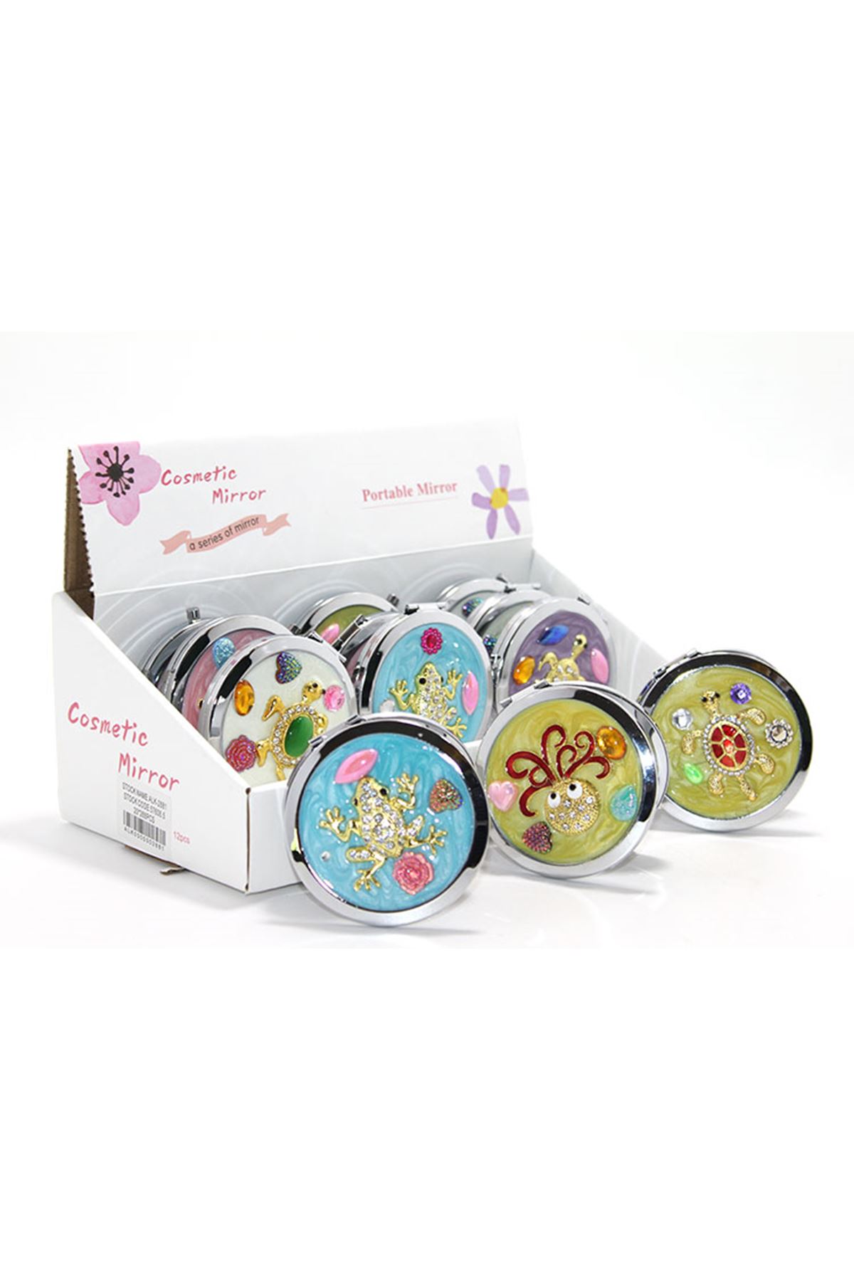 Kabartmalı Desenli El Aynası