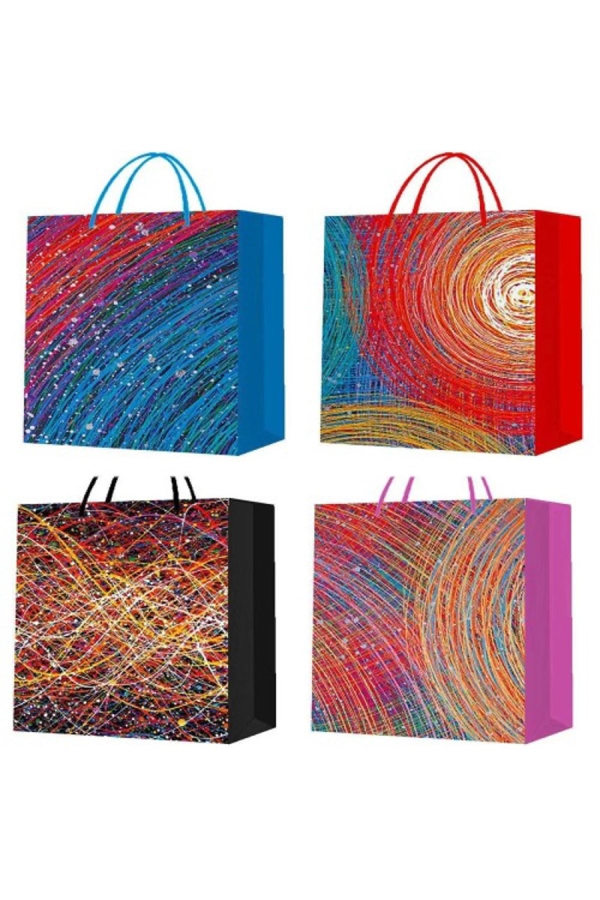 İpli Karton Çanta Büyük Boy