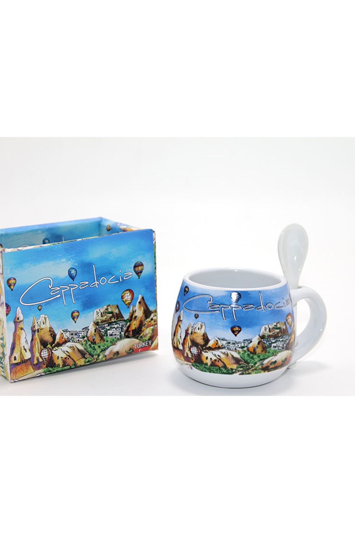 Kaşıklı Yöresel Kahve Fincanı Tekli Model 2