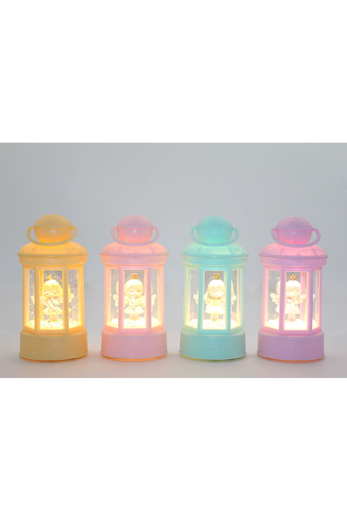 Melek Figürlü Işıklı Kar Küresi