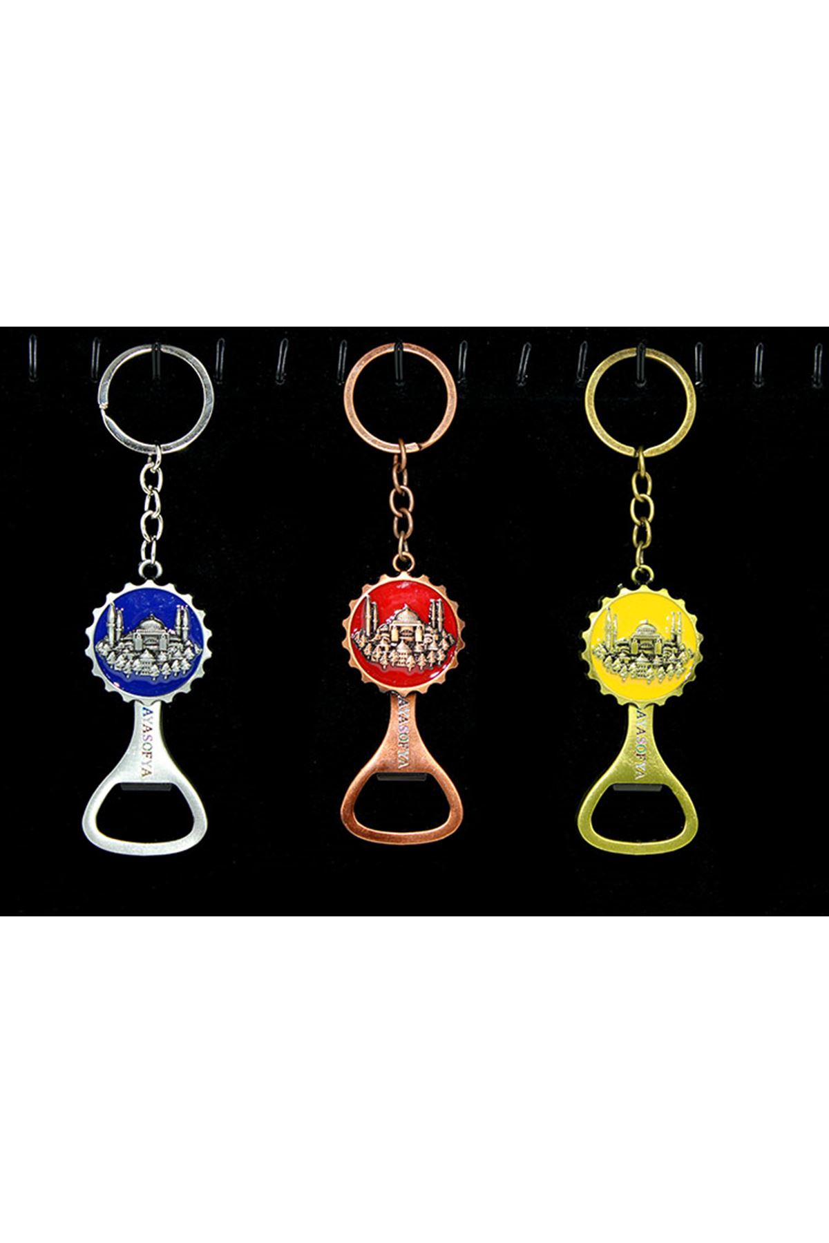 Metal Ayasofya Anahtarlık Ve Açacak Model 2