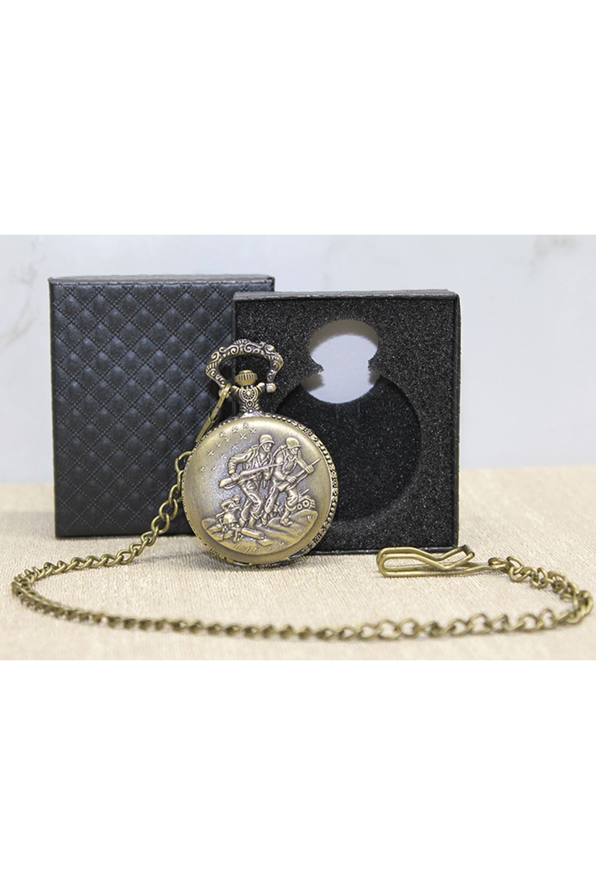 Özel Kutulu Çanakkale Destanı Köstekli Saat