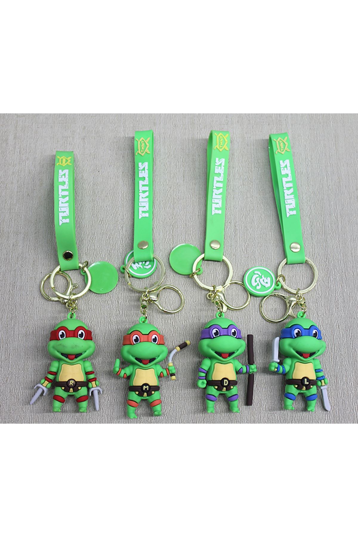 Ninja Kaplumbağalar Silikon Anahtarlık