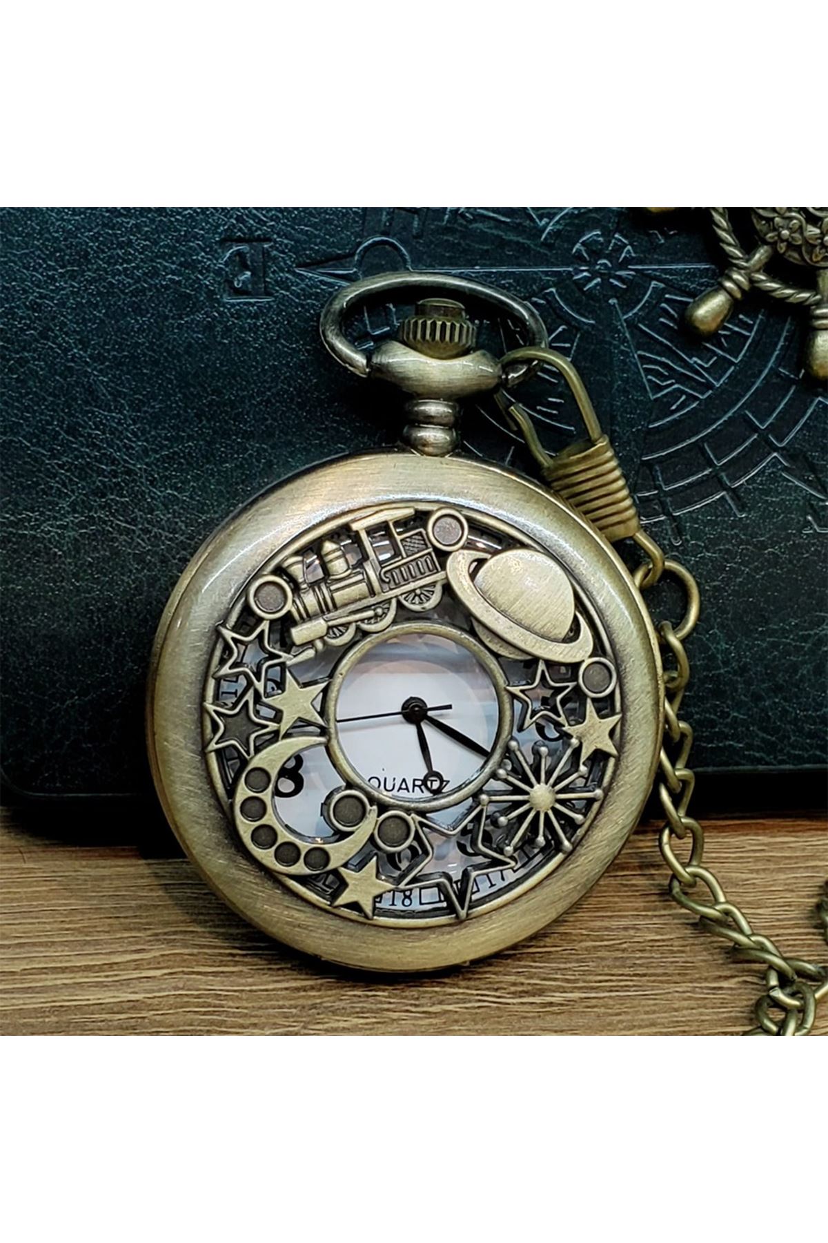 Özel Tasarım  Vintage Köstekli Saat