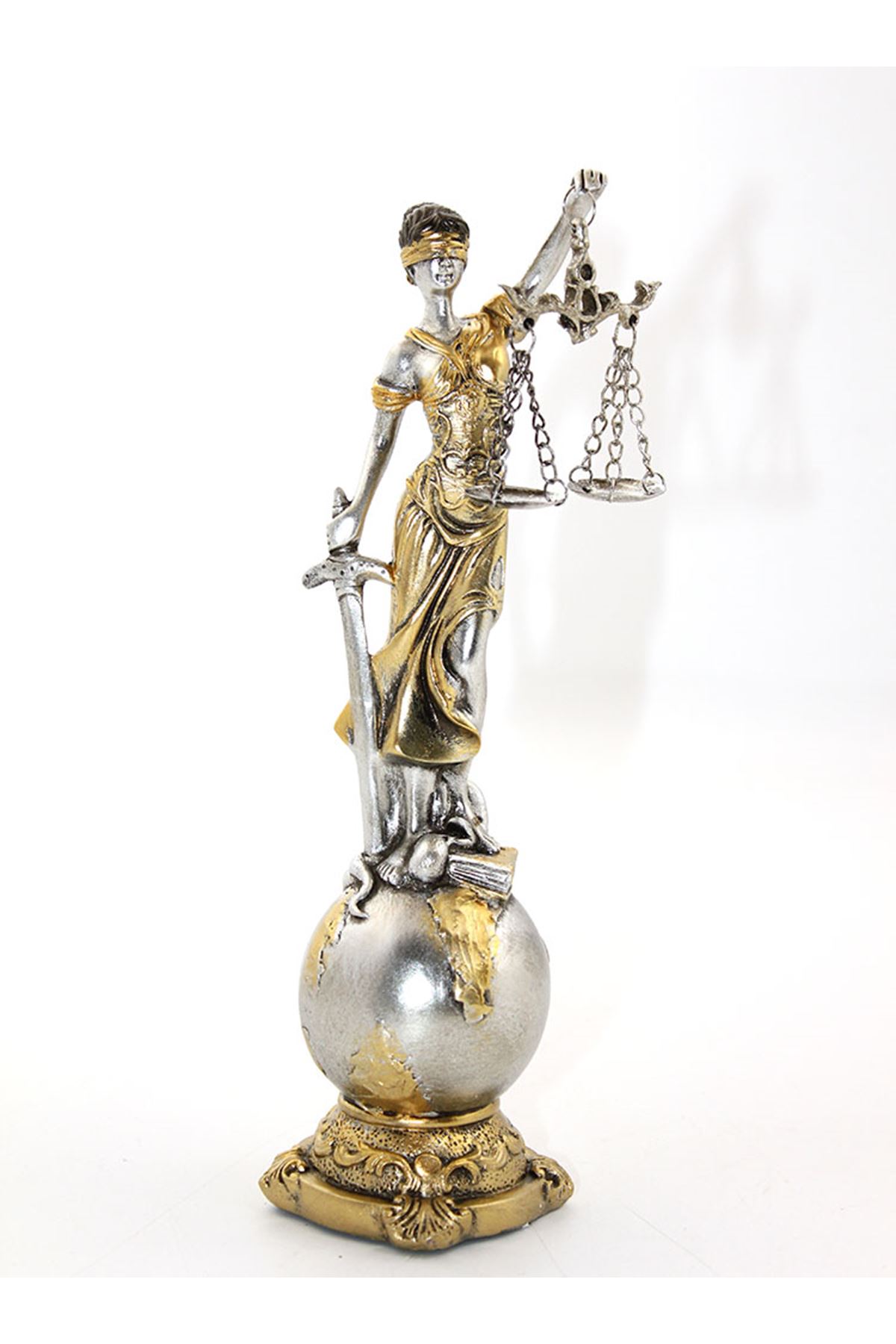 Polyester Adalet Figürü