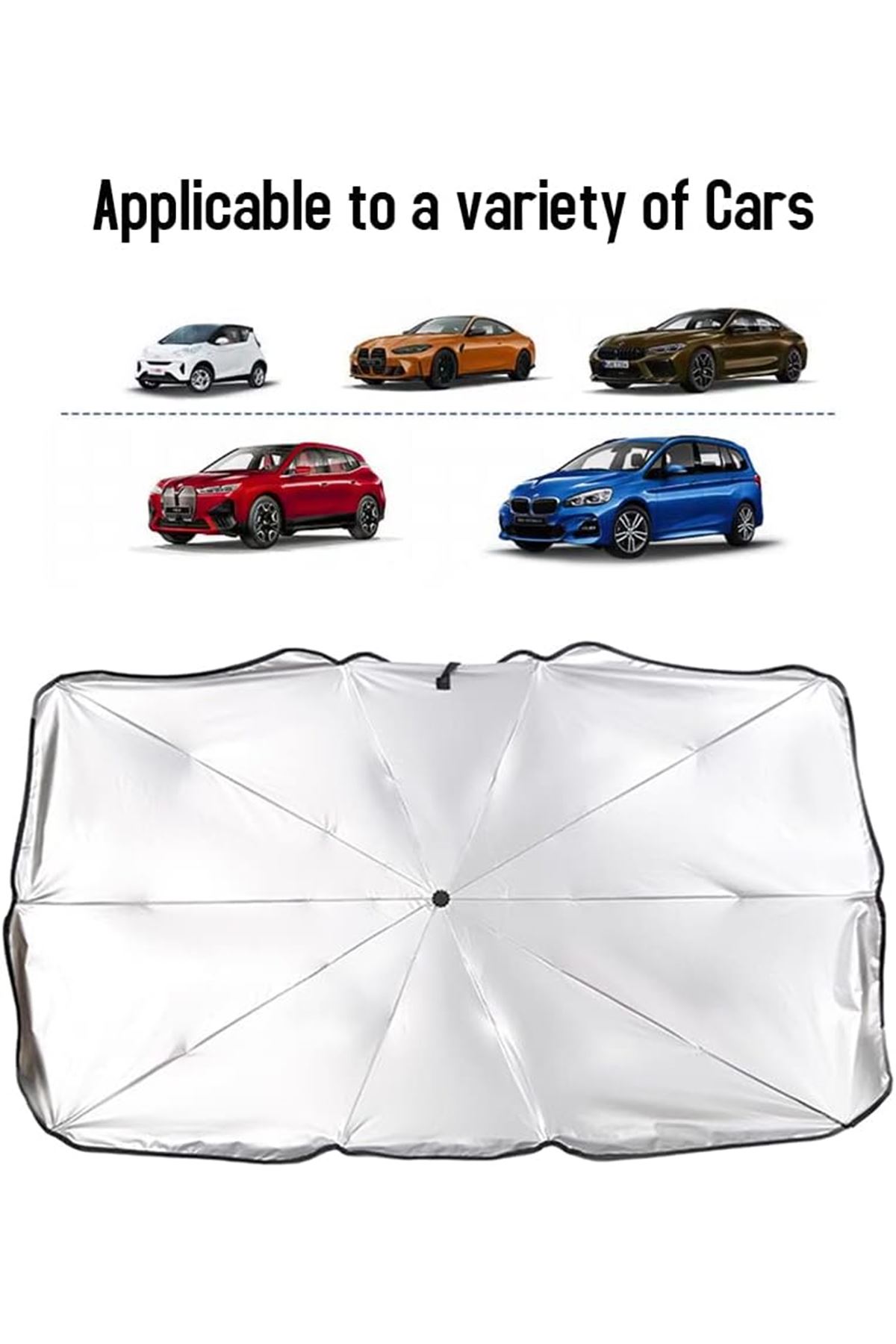 Araç İçi Ön Cam Şemsiye Güneşlik