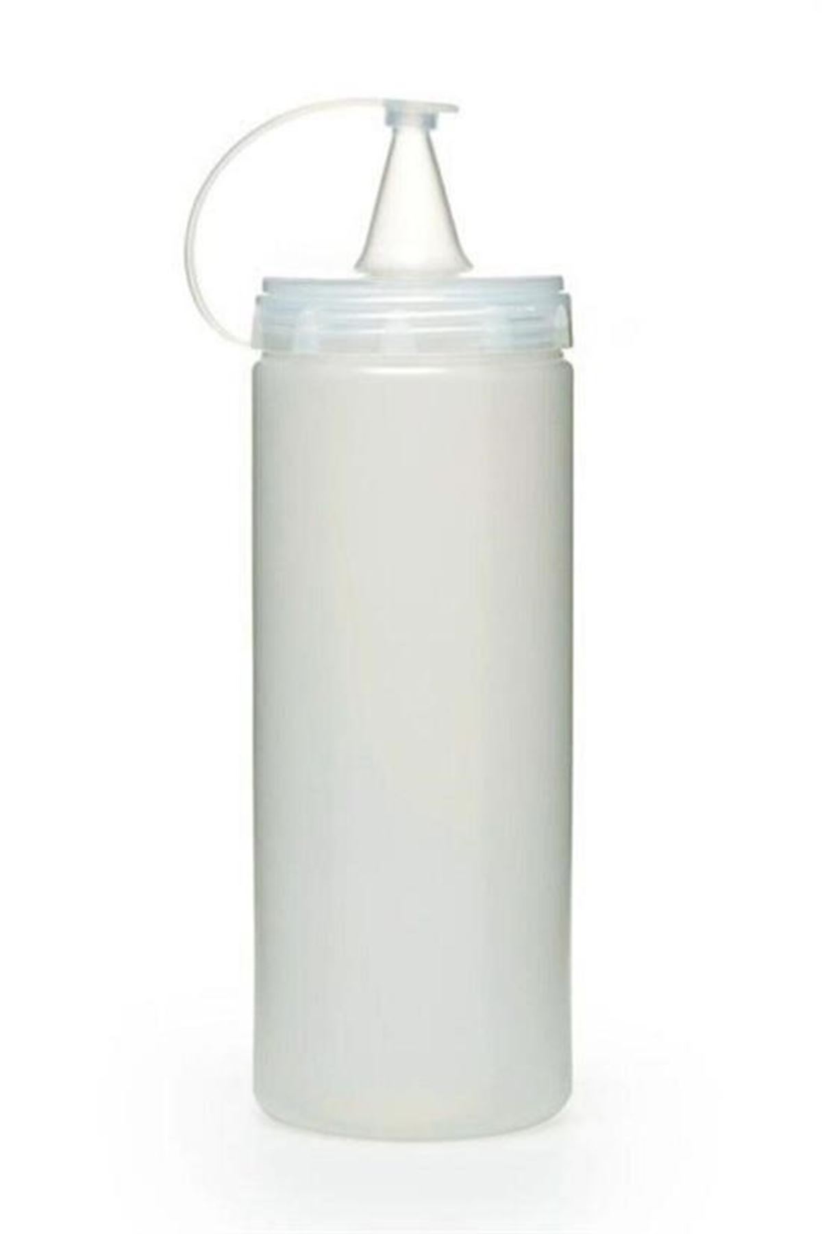 Tbl Dekor® Şeffaf Kapaklı Sızdırmaz Yağlık Sosluk Şişesi Plastik Yağdanlık 400 ml AP-9028