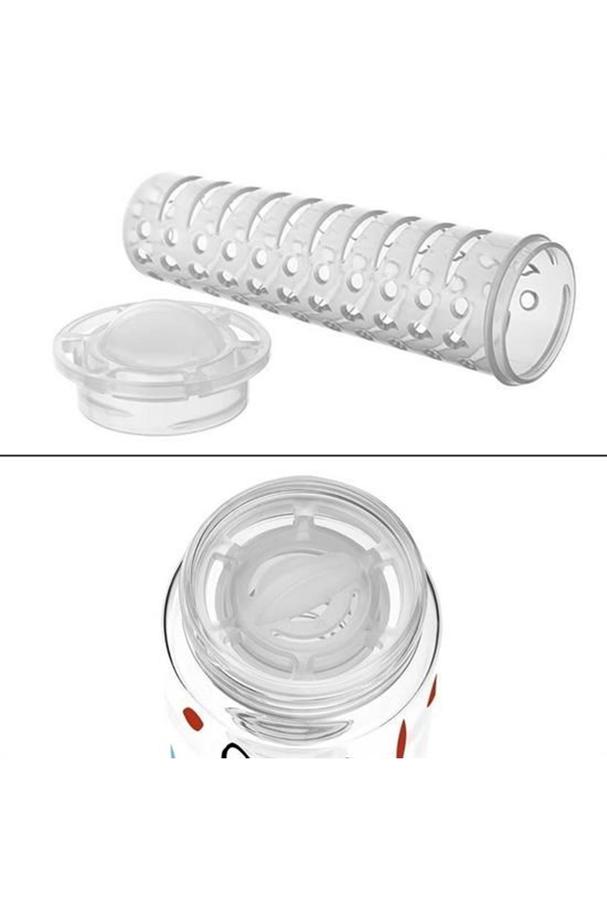 Tbl Dekor® Tutma Saplı Kilitli Kendiliğinden Süzgeçli Kolay Taşınabilir Detoks Sporcu Diyet Matarası