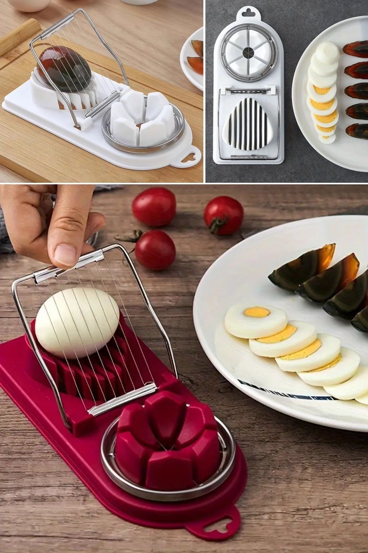 Tbl Dekor® Çok Fonksiyonlu Eşit Yumurta ,Meyve Dilimleyici Kesici Aparat