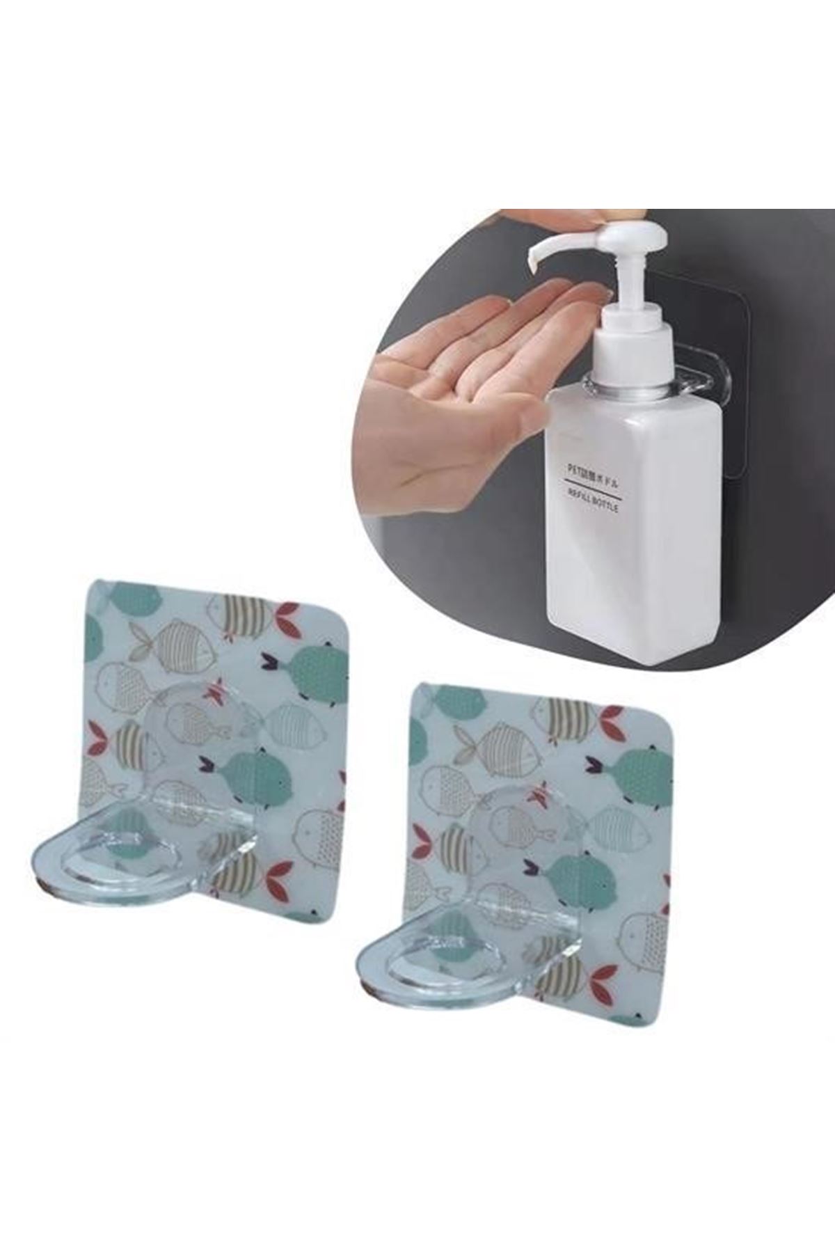 Süper Yapışkanlı Çok Amaçlı Cember Askı 2 Adet