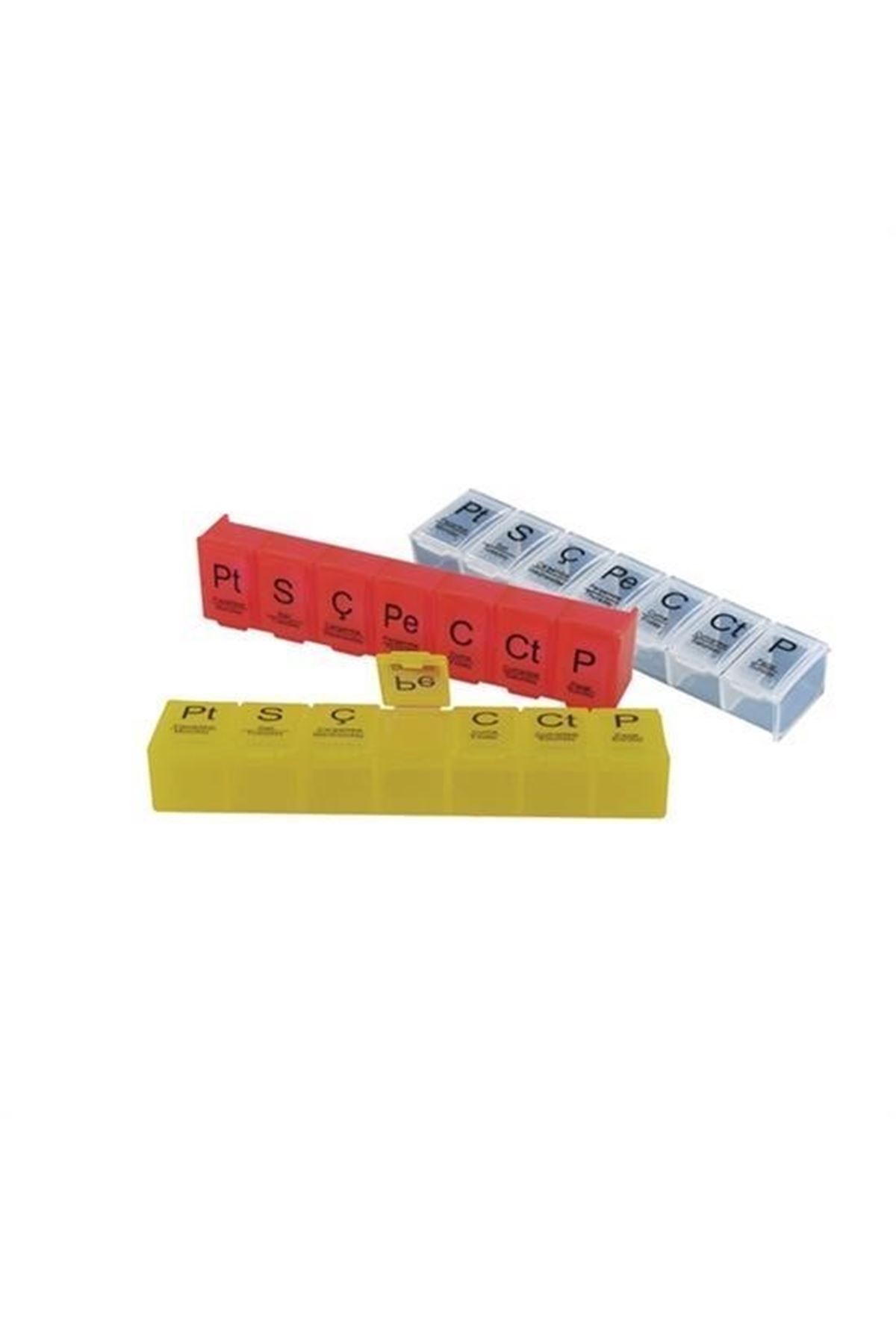 Tbl Dekor® Haftalık Günlük İlaç Saklama Kutusu 7 Günlük İlaç  Saklama Kabı