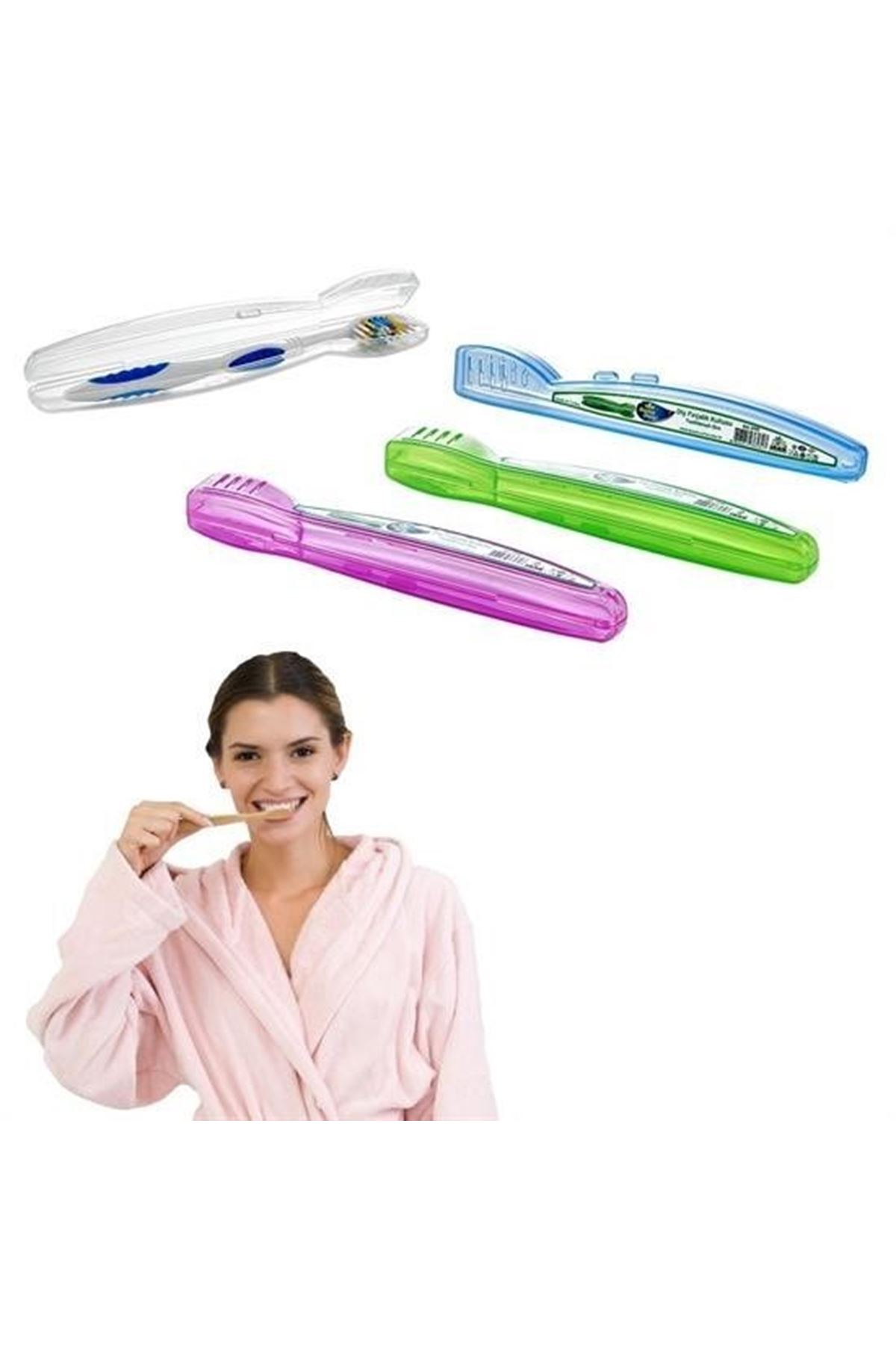 Lux Çanta İçi Hijyenik Seyahat Tipi Diş Fırçası Koyma Kutusu