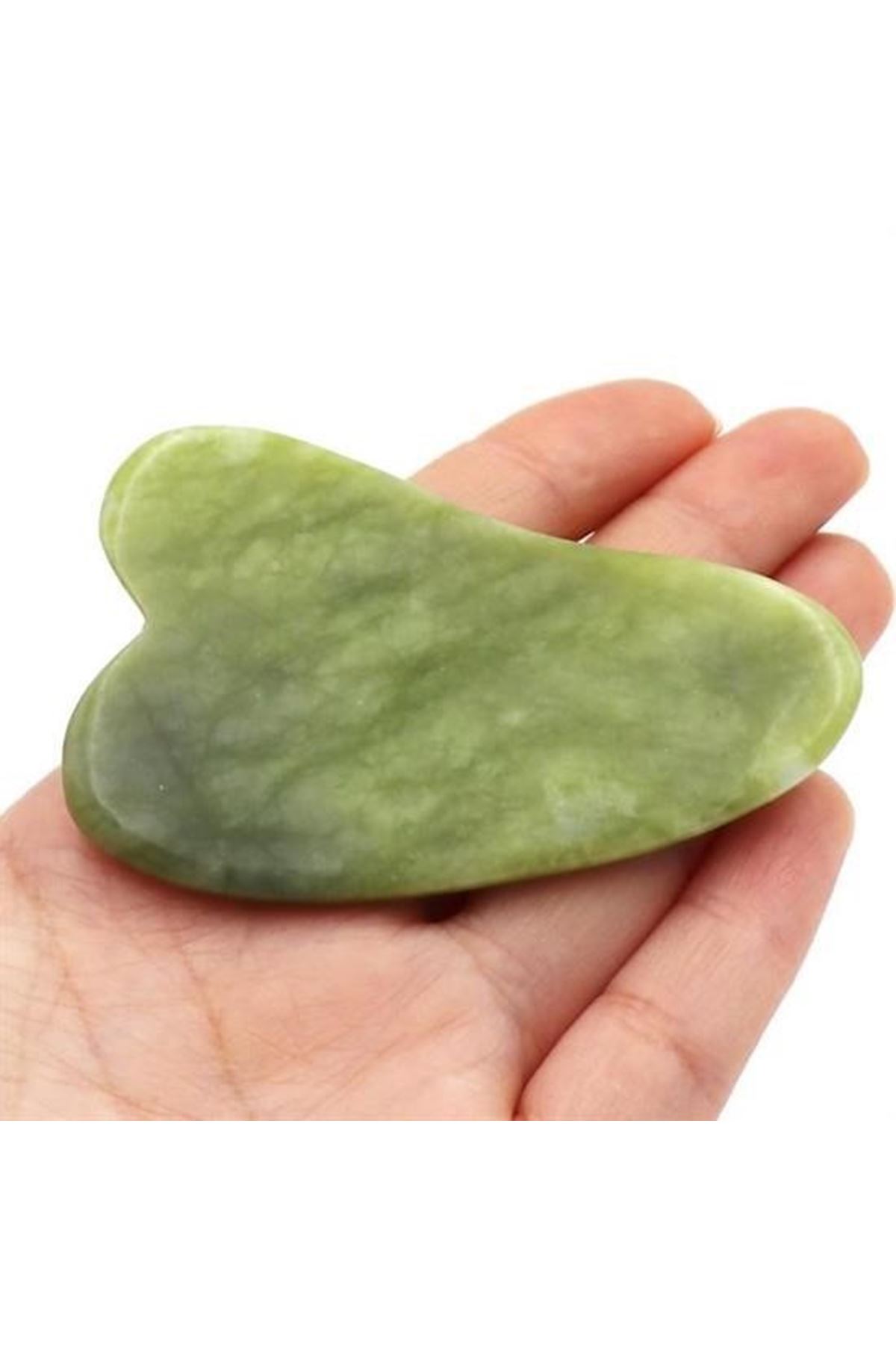 Tbl Dekor® Çift Taraflı 2li Cilt Yüz Masaj Aleti Jade Roller Yeşim  Taşı Seti