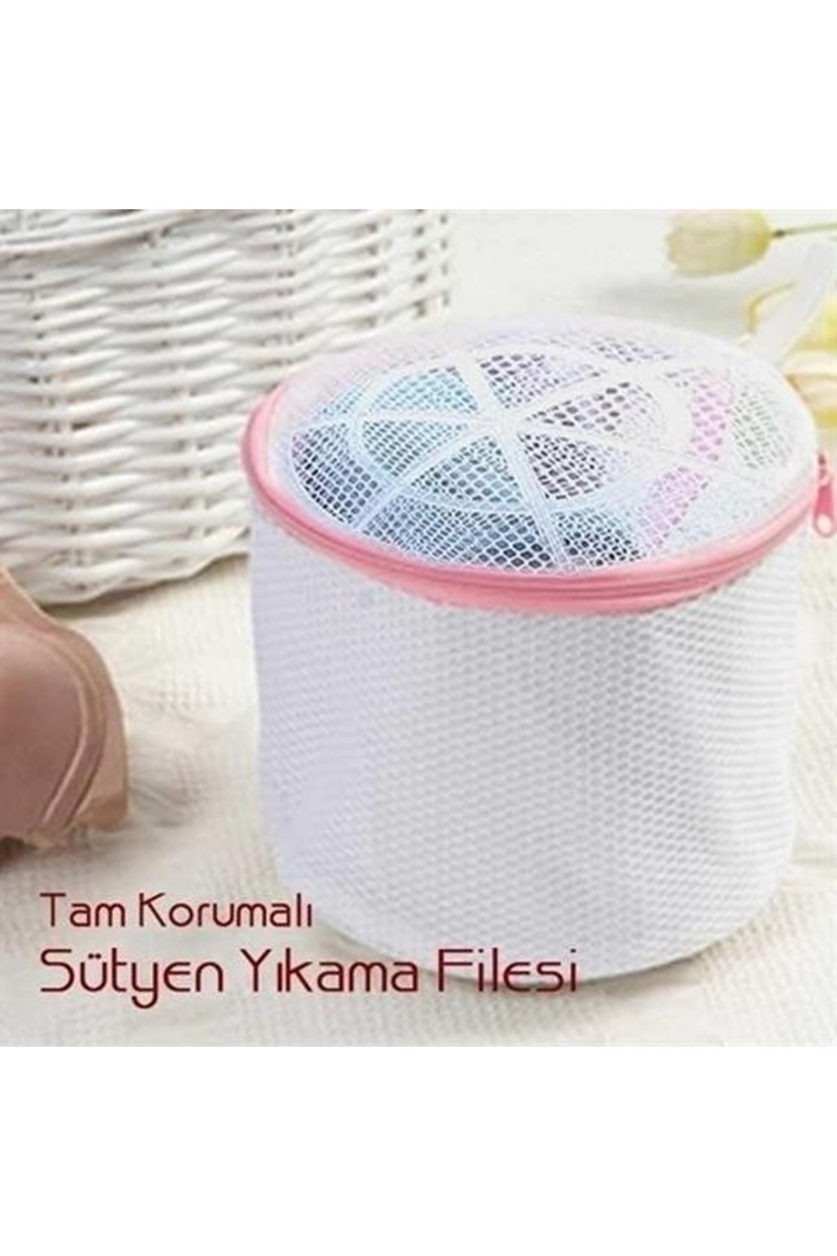 Tbl Dekor® Sütyen Yıkama Filesi Tam Korumalı Hassas Çamaşır Yıkama Aparatı