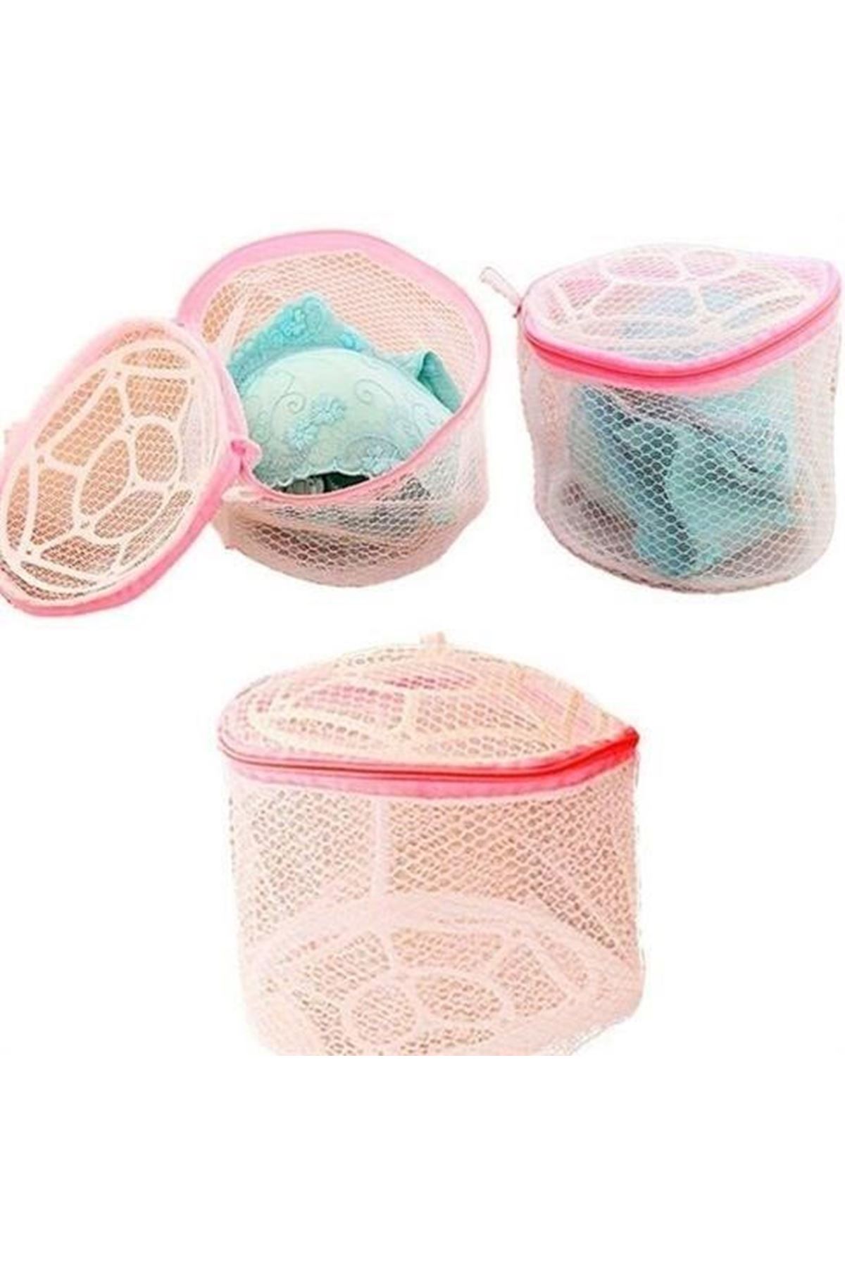 Tbl Dekor® Sütyen Yıkama Filesi Tam Korumalı Hassas Çamaşır Yıkama Aparatı