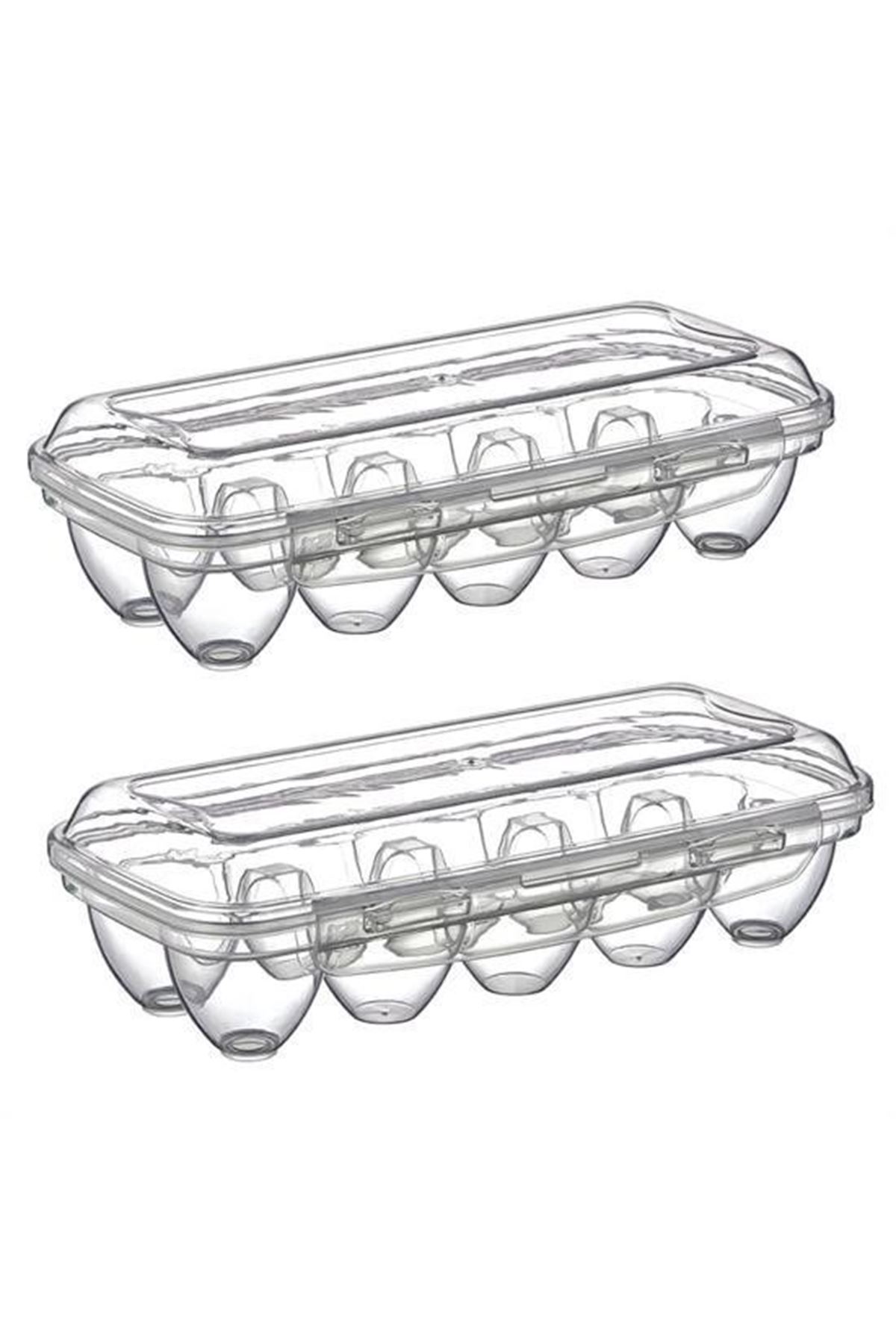 Tbl Dekor® 10 Bölmeli Kilitli Kapaklı Yumurtalık Saklama Kutusu YU110