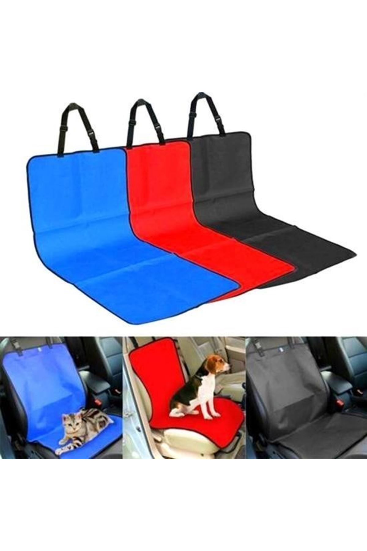 Tbl Dekor® Evcil Hayvan Kedi Köpek Su Geçirmez Tekli Araç Koltuk Kılıfı