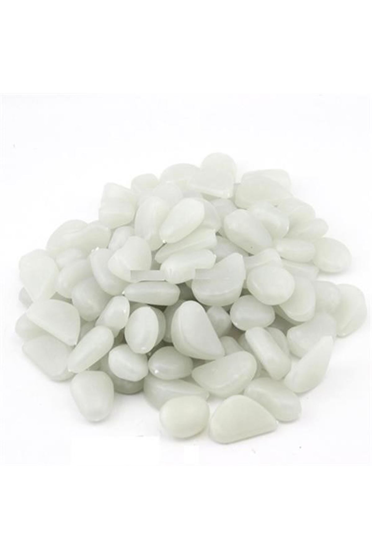 Tbl Dekor® Gece Karanlıkta Işık Vererek Parlayan Dekoratif Çakıl Taşları