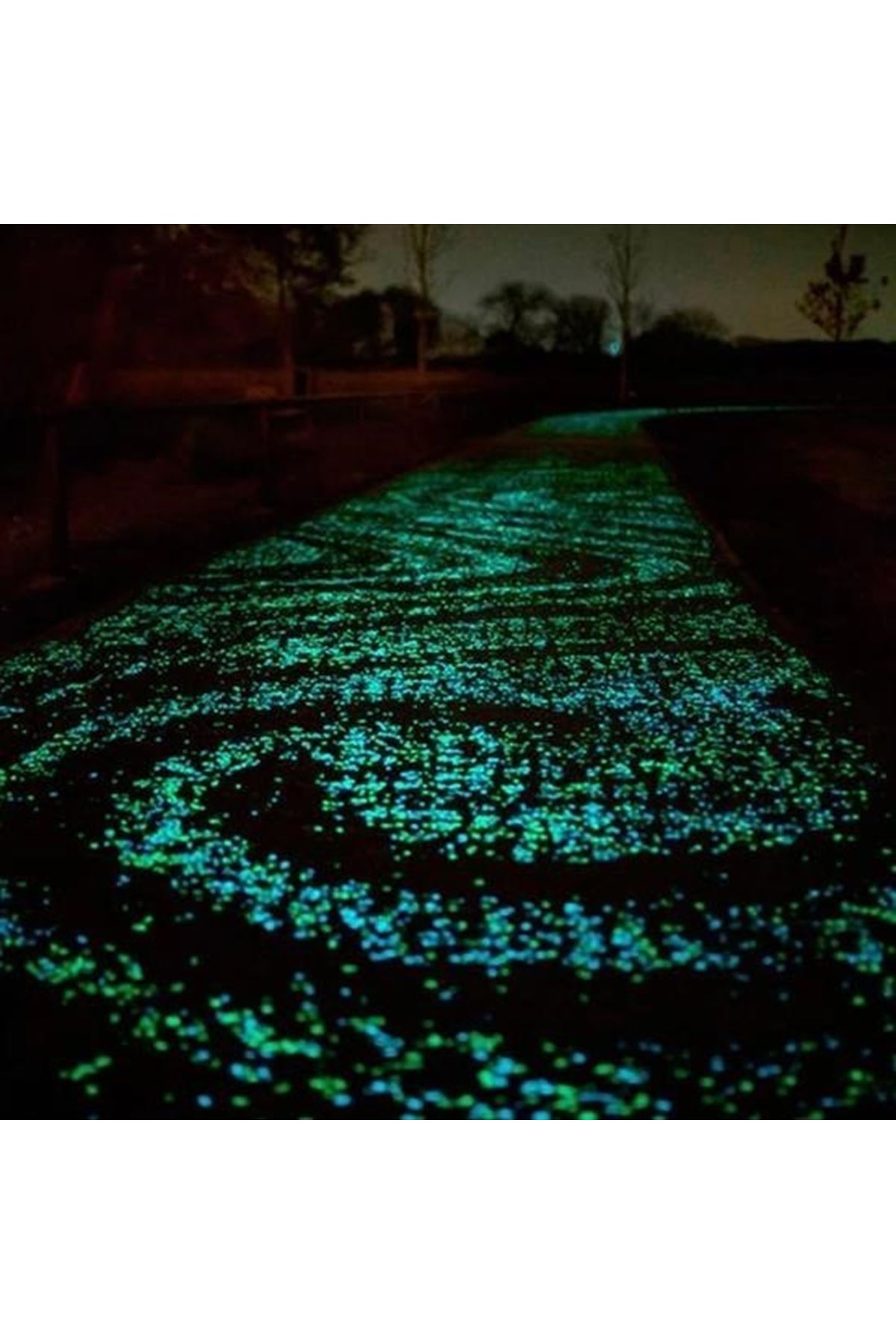 Tbl Dekor® Gece Karanlıkta Işık Vererek Parlayan Dekoratif Çakıl Taşları