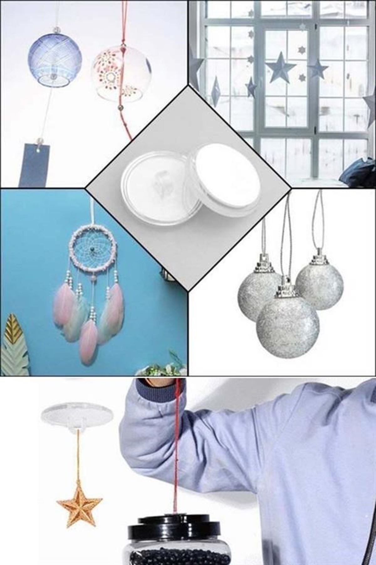 Tbl Dekor® 20 Adet Şeffaf Yuvarlak 3 Cm Çaplı Güçlü Disk Yapışkanlar