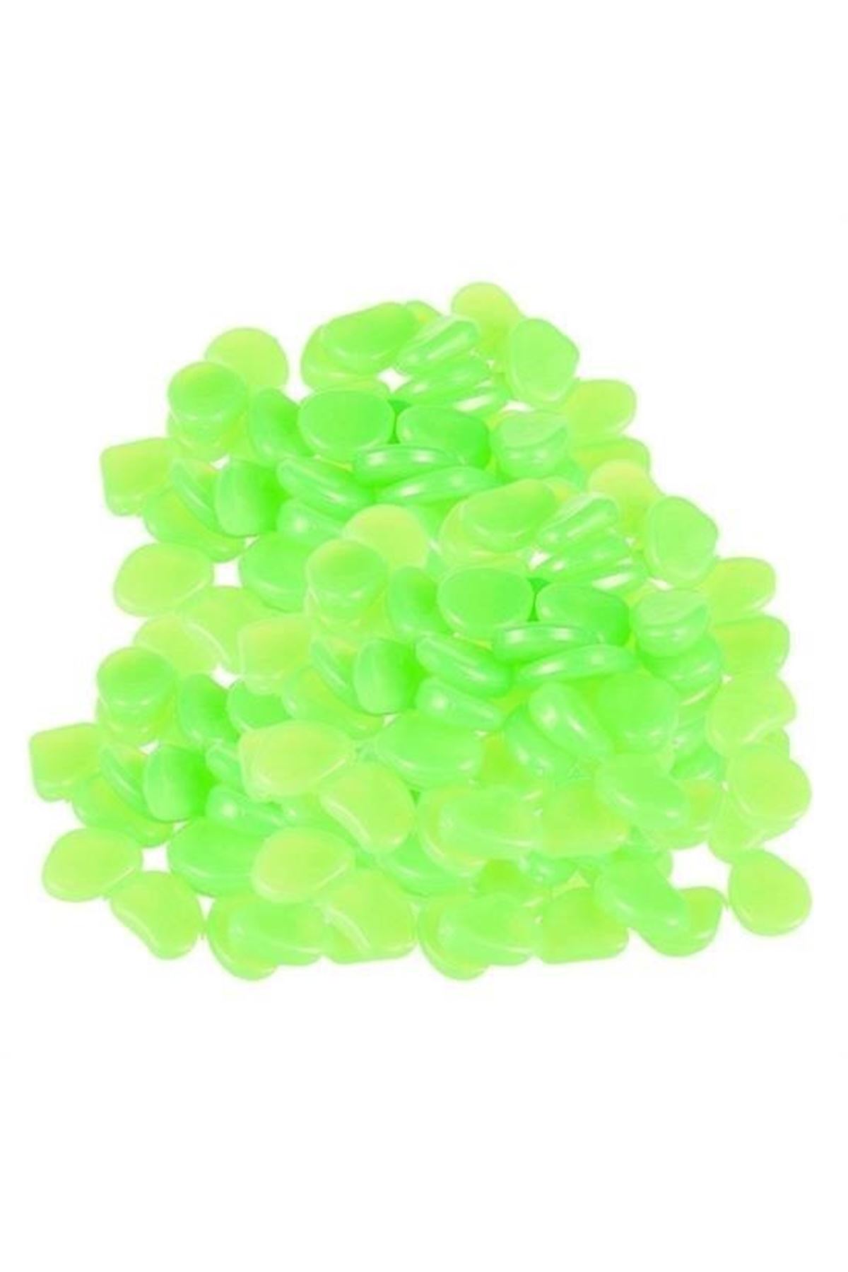 Tbl Dekor® Gece Karanlıkta Işık Vererek Parlayan Dekoratif Çakıl Taşları