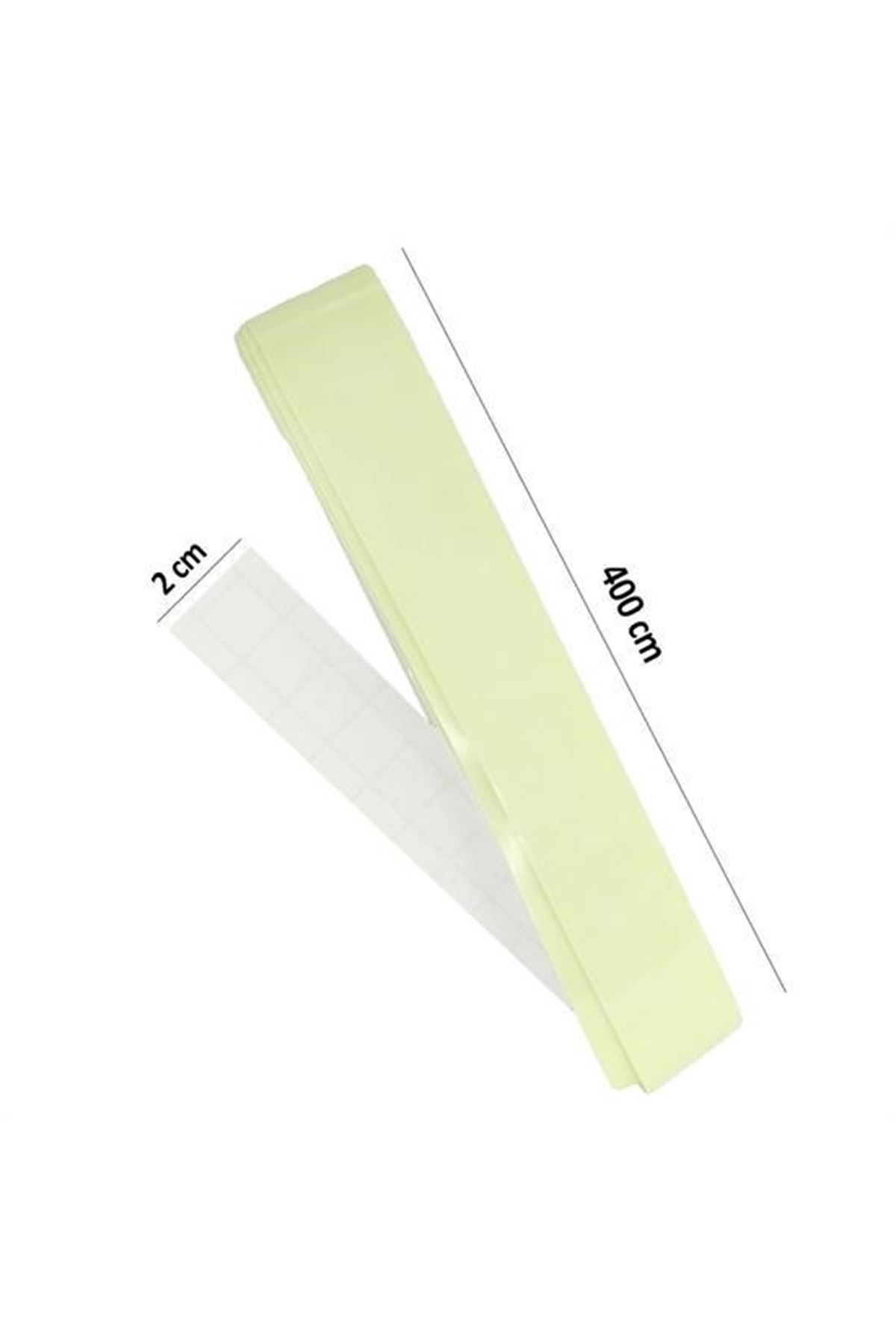 Tbl Dekor® Karanlıkta Işık Veren  Yansıyan 4 Metre Fosforlu Yeşil Şerit Bant