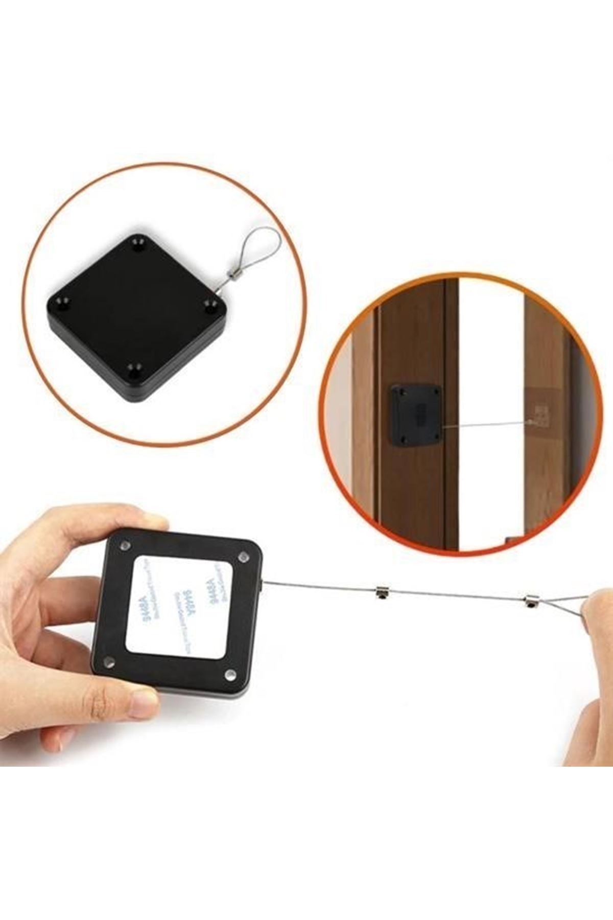 Tbl Dekor® Yangına Dayanıklı Sıva Üstü Tüm Kapılar İçin Uygun Otomatik Kapanan Hızlı Otomatik Kapı Kapa