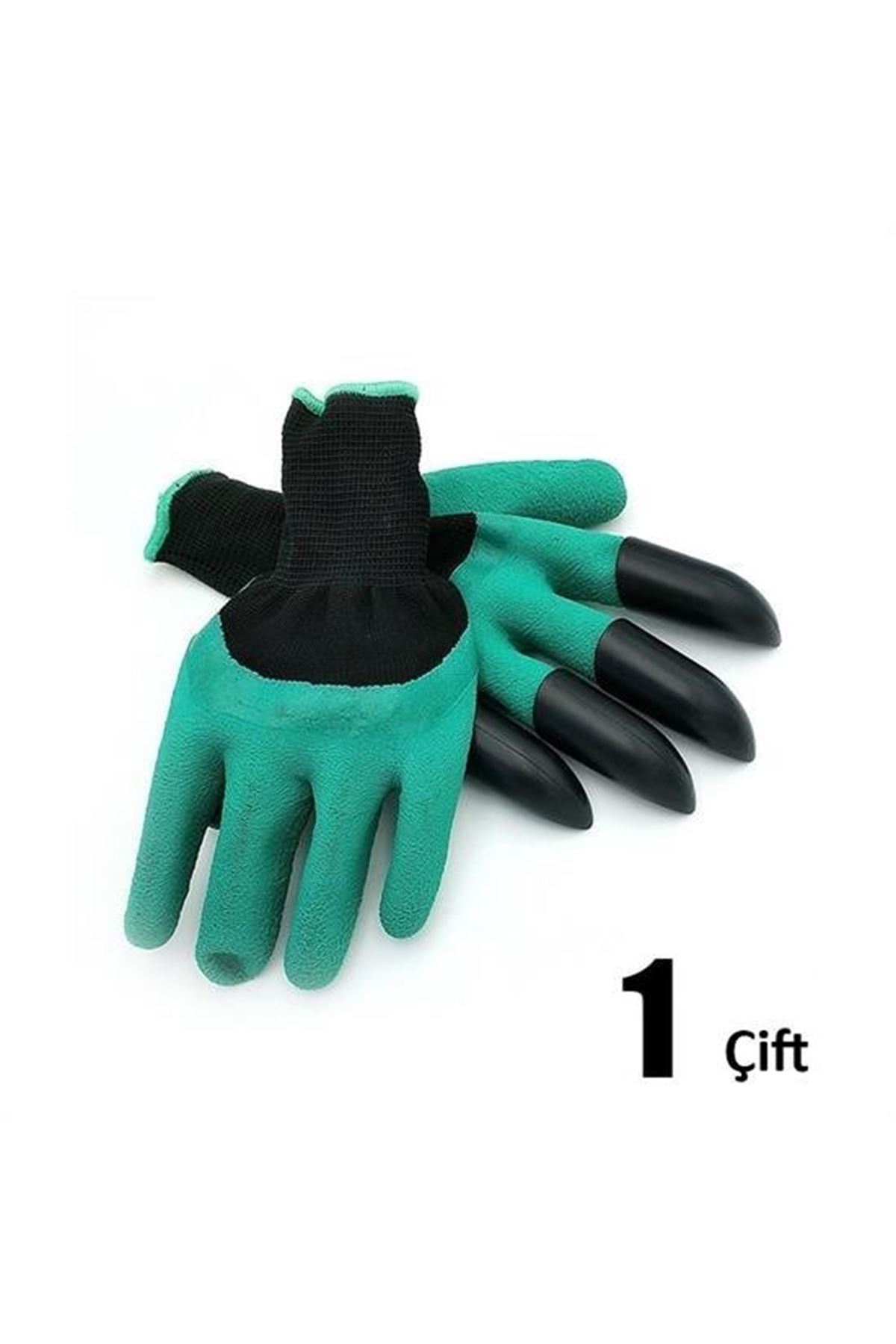 Tbl Dekor® Toprak Kazma Ekme Çapalama İçin Korumalı Bahçe Bahçivan Eldiveni