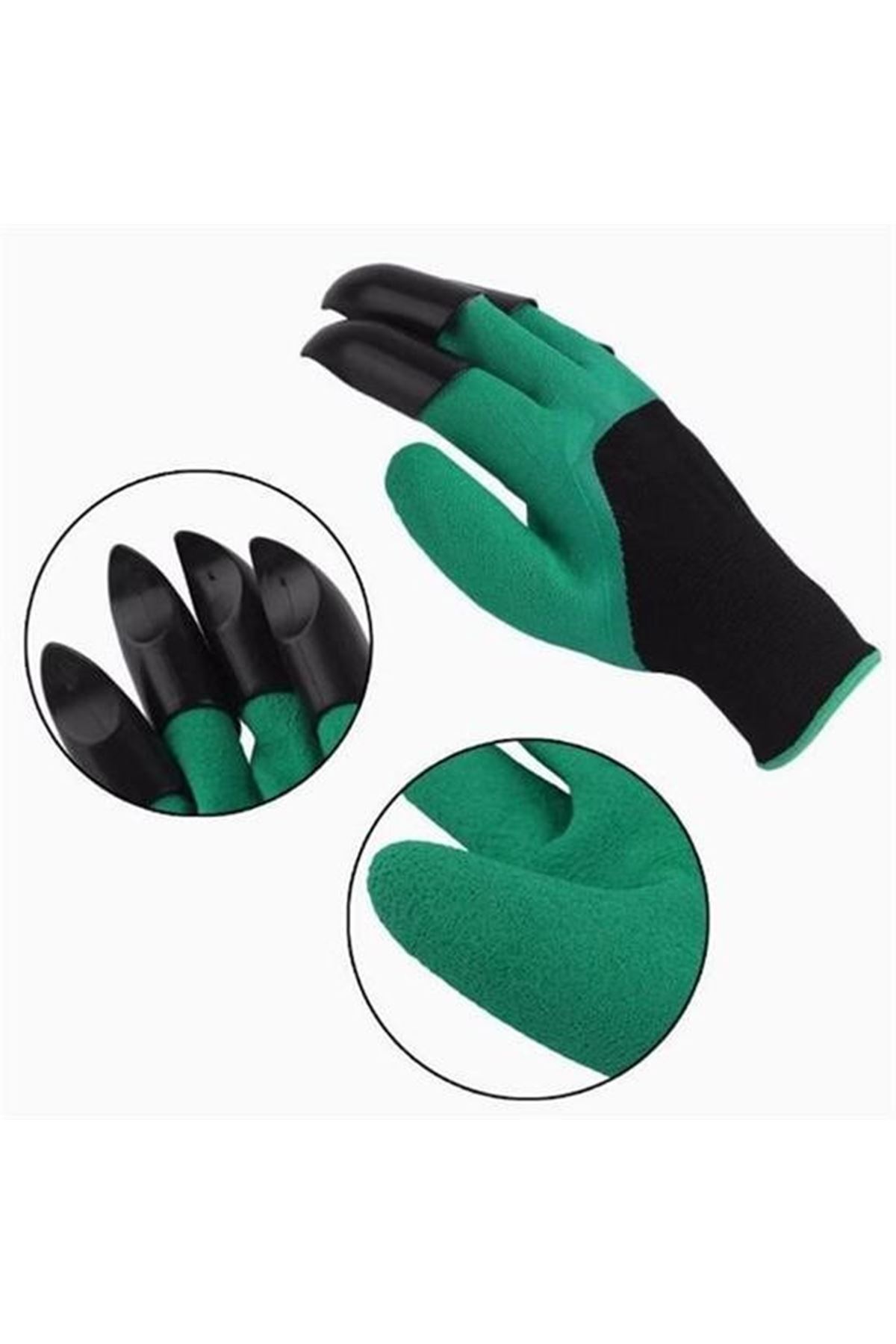 Tbl Dekor® Toprak Kazma Ekme Çapalama İçin Korumalı Bahçe Bahçivan Eldiveni