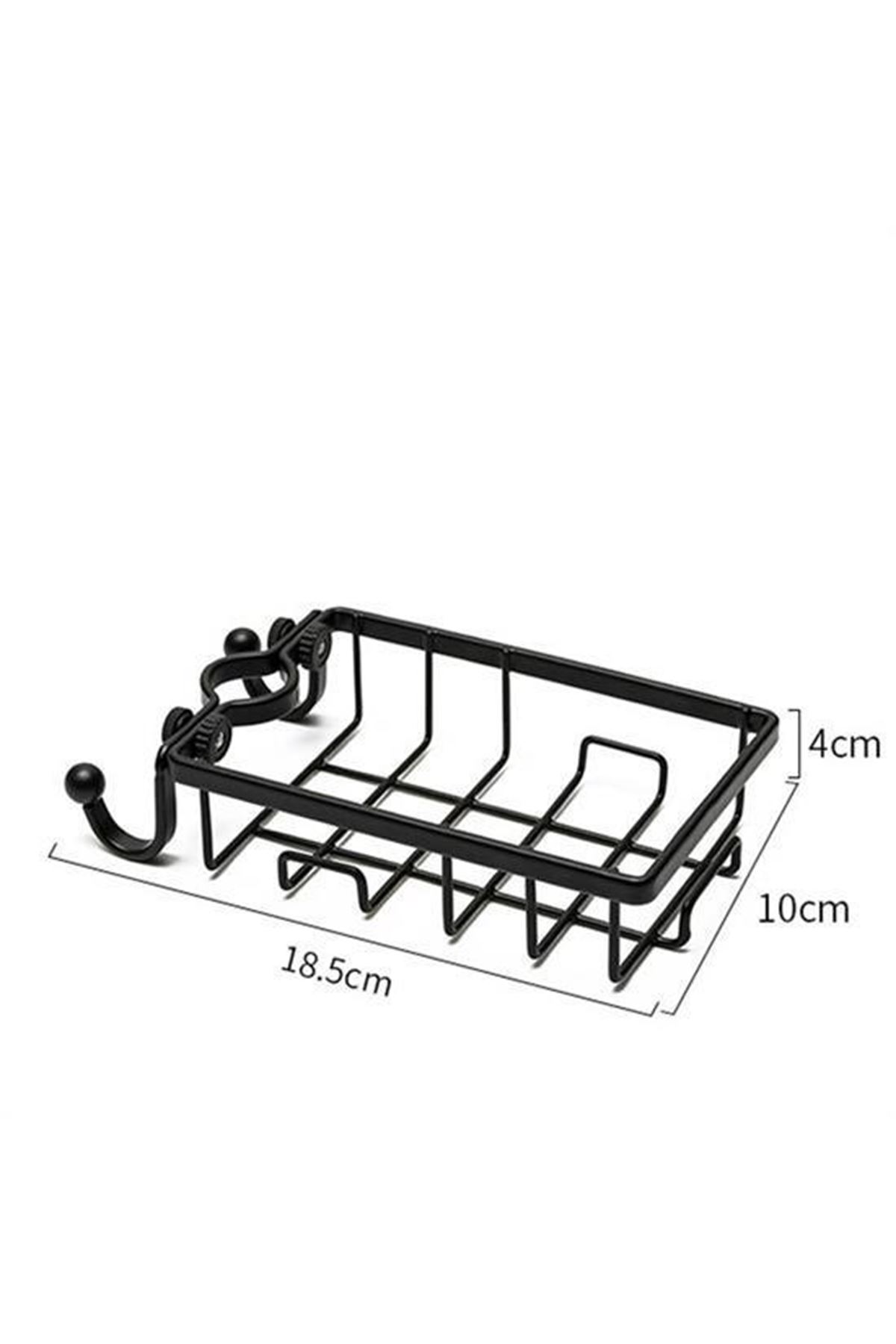 Tbl Dekor® Paslanmaz Çelik Mutfak Banyo Musluğuna Sabitlenebilir Sabunluk