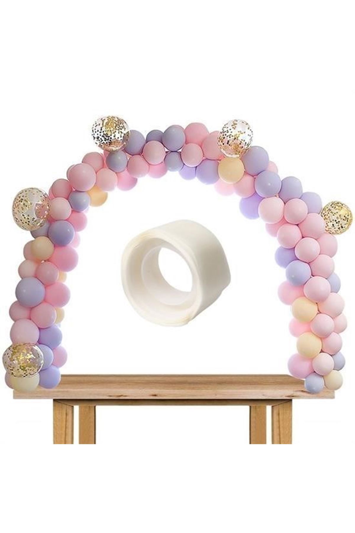 Tbl Dekor® Sticker Damla Model Çift Taraflı Yapışkan Balon Yapıştırıcısı