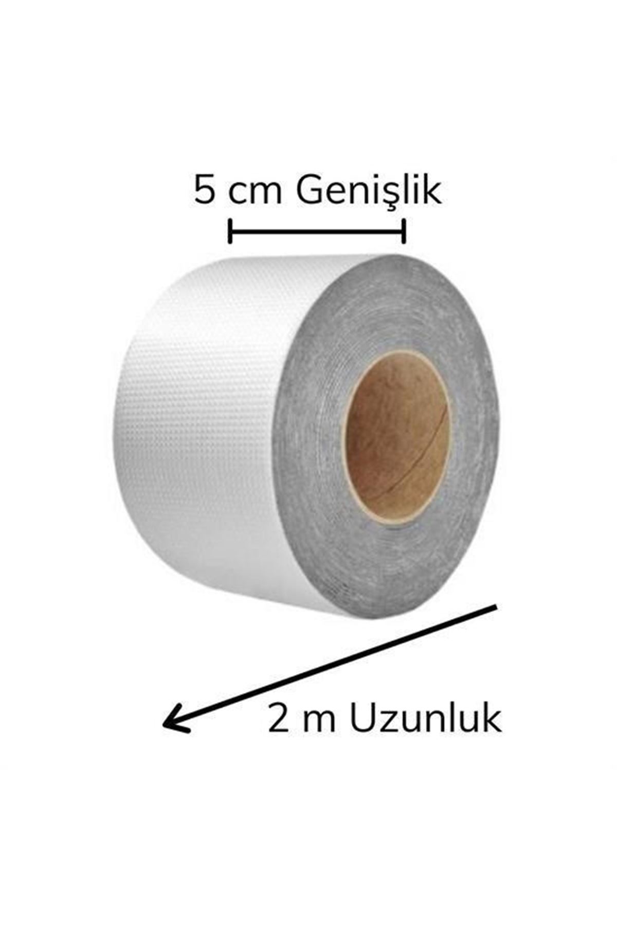 Tbl Dekor® 2 Mt Yüksek Sıcaklık Dayanan Su Geçirmez Çatı  Duvar Çatlak Onarıcı Yapışkan Bant Folyo 5 Cm