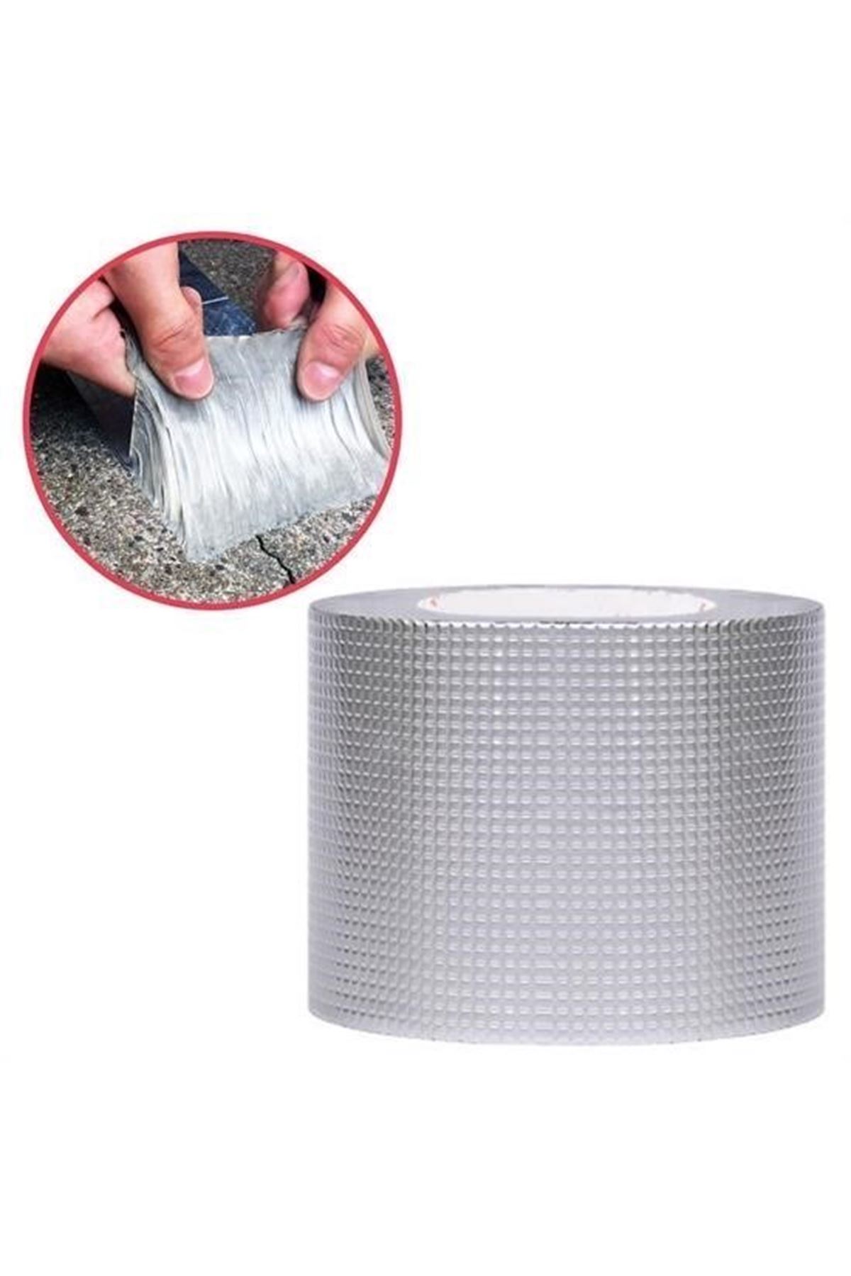 Tbl Dekor® 2 Mt Yüksek Sıcaklık Dayanan Su Geçirmez Çatı  Duvar Çatlak Onarıcı Yapışkan Bant Folyo 5 Cm