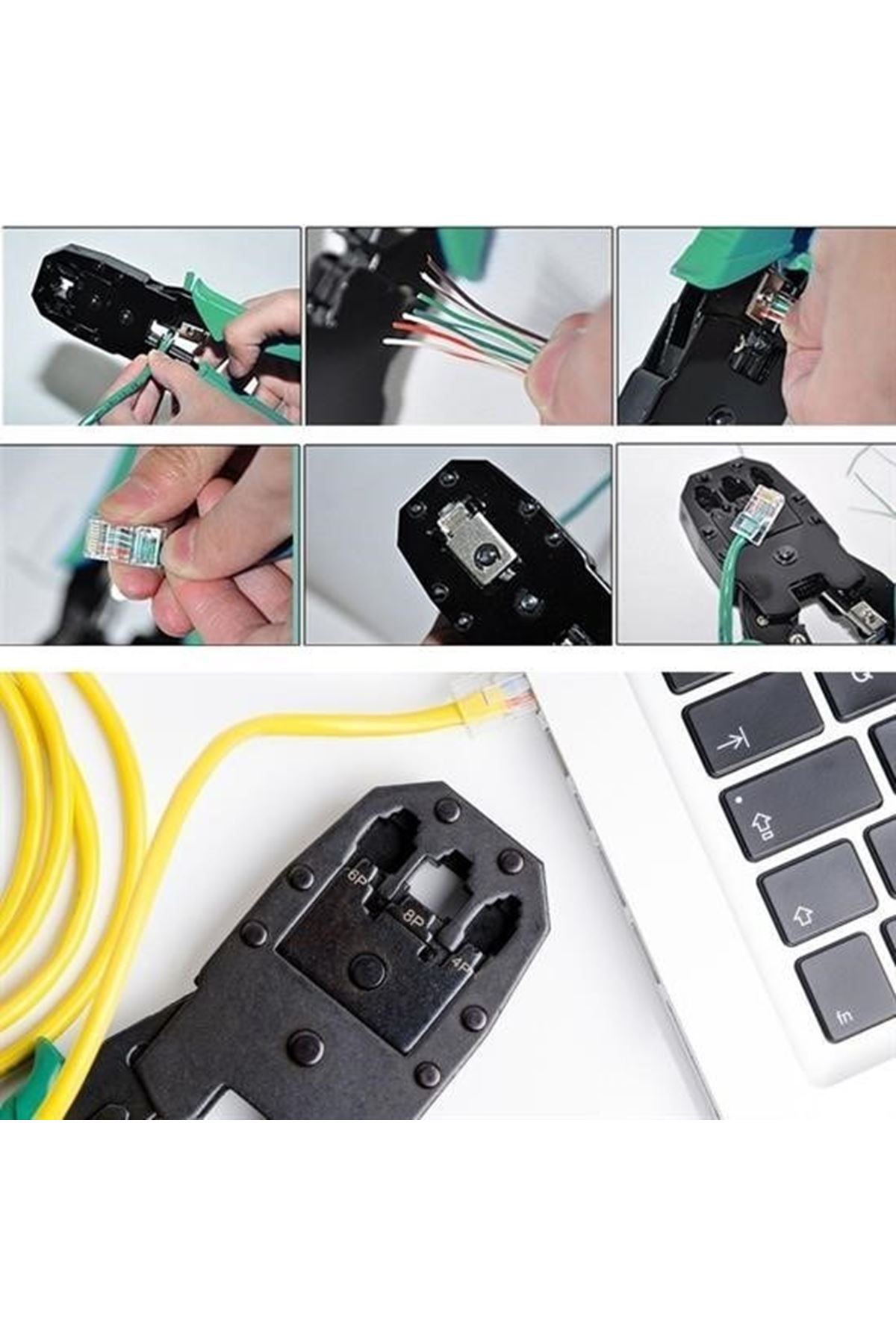 Tbl Dekor® 3ü 1 Arada Modüler Kablo Sıkma,Soyma ve Kesme Pensesi