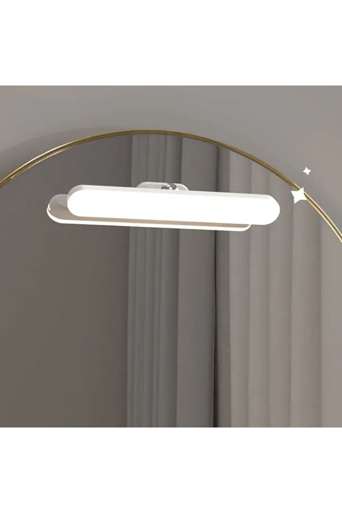 Tbl Dekor® Dokunmatik USB İle Şarj Olabilen 27 cm Led Aydınlatma Makyaj Aynası Işığı