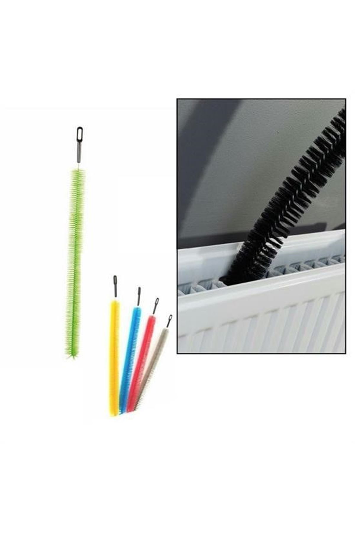 Tbl Dekor® Ergonomik Pratik Kolay Kalorifer Peteği Temizleme Fırçası Aleti