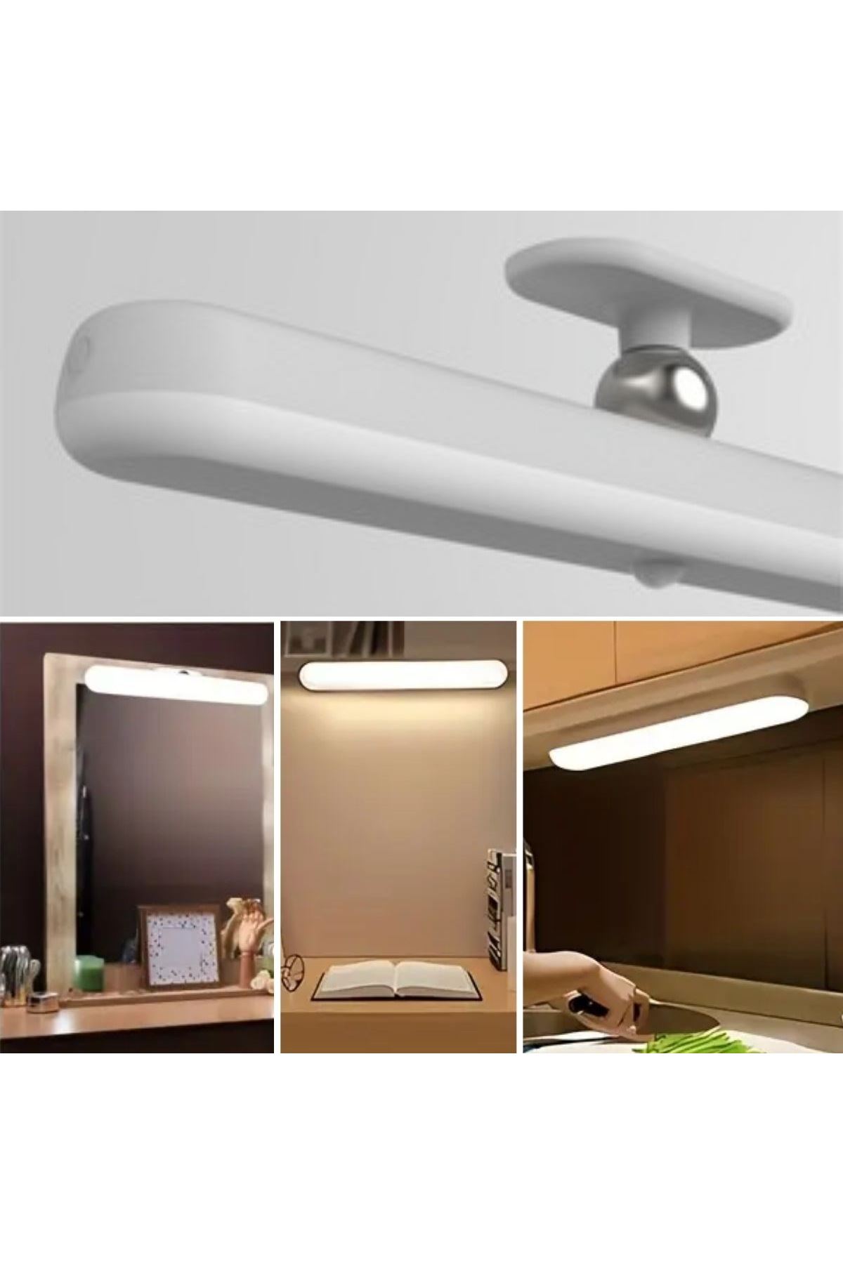 Tbl Dekor® Dokunmatik USB İle Şarj Olabilen 27 cm Led Aydınlatma Makyaj Aynası Işığı