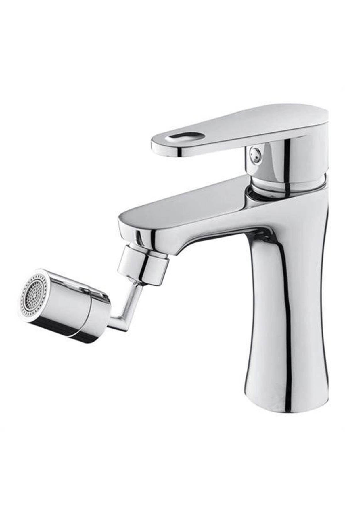 Tbl Dekor®  720 Derece Dönebilen 4 Filtreli Tüm Musluk Tipleri İle Uyumlu Montaj Aparatlı Musluk Başlık