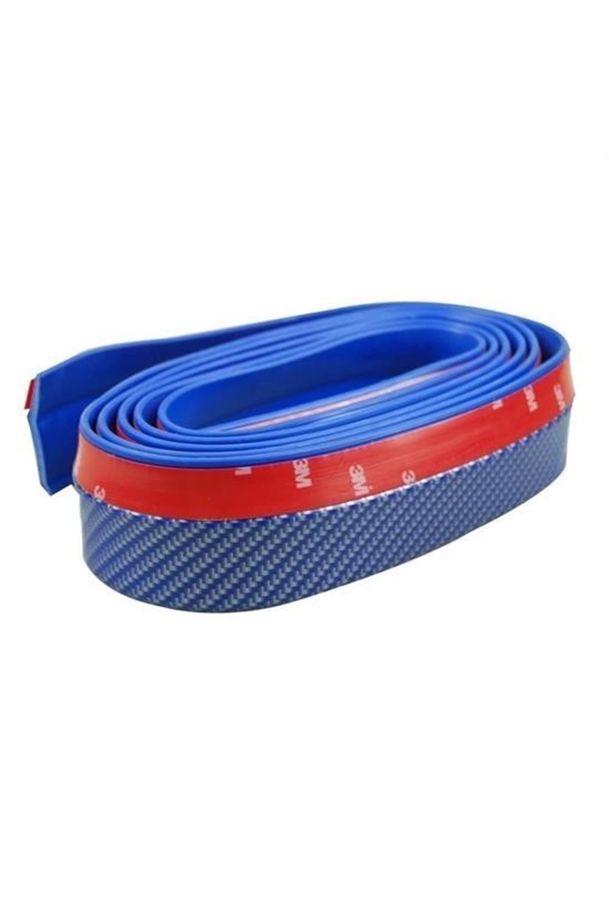 Tbl Dekor® Mavi 2,5 Metre Araba Oto Ön Tampon Koruyucu Kauçuk Pratik Tampon Şerit Bant Döşeme Kiti