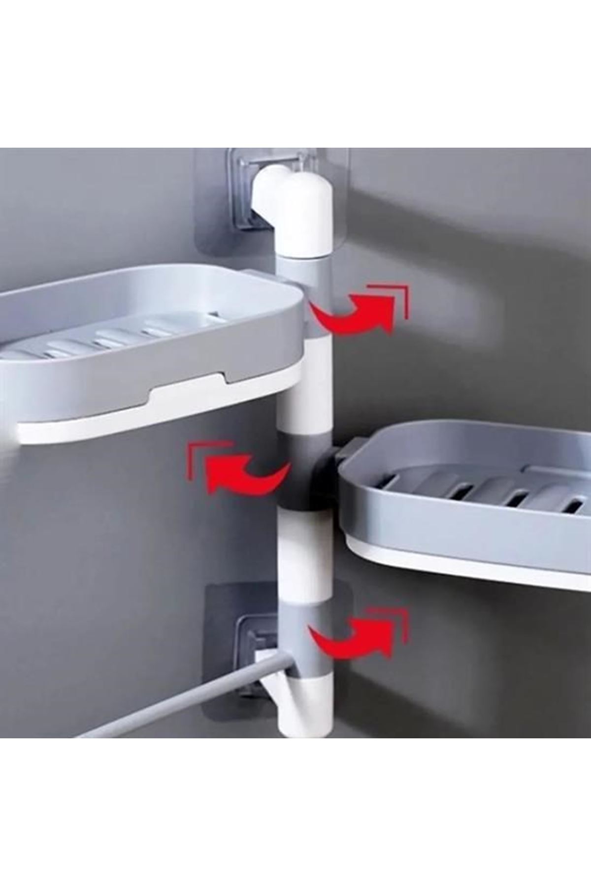 Tbl Dekor® Çoklu Sabun Tutucu Fonksiyonel Banyo Sabunluk