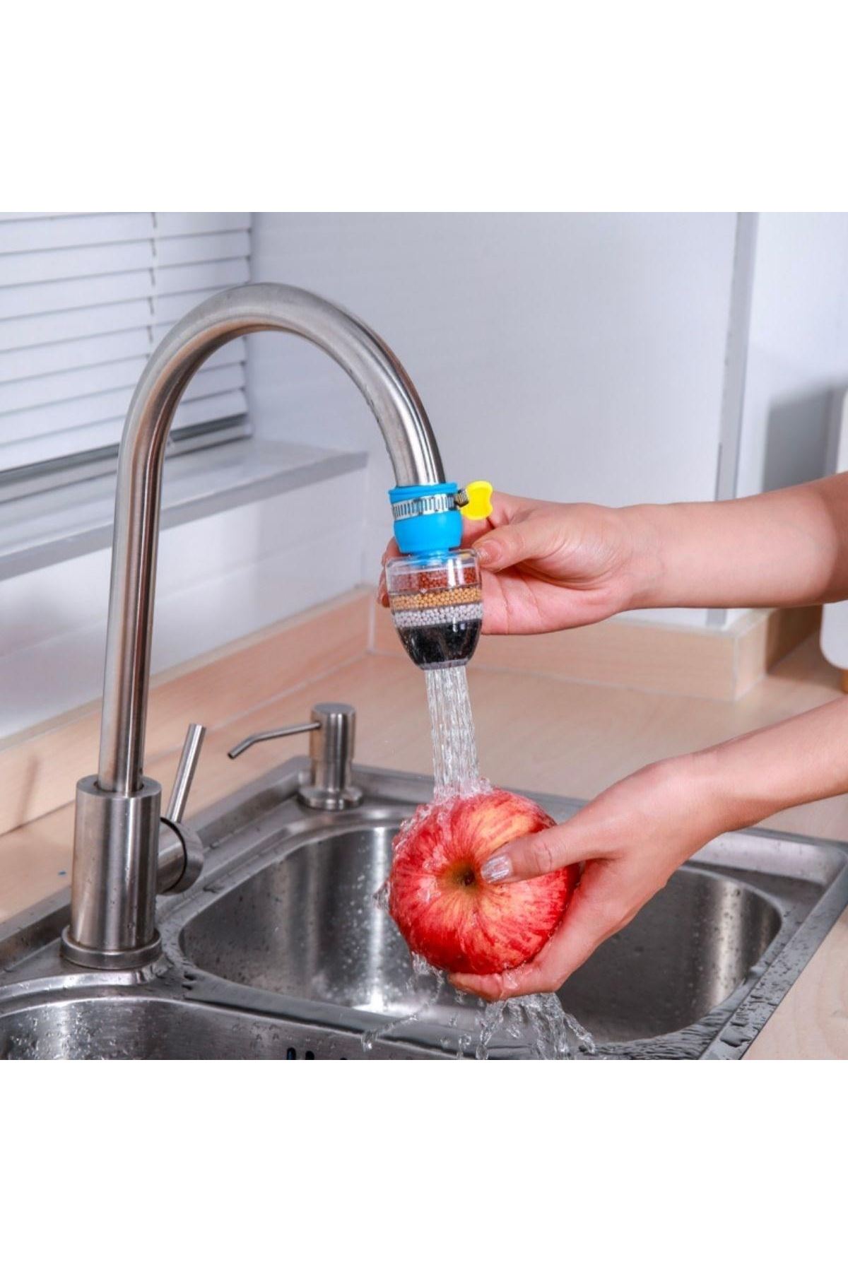 Tbl Dekor® 6 Katmanlı Musluk Ucu Filtreli Su Tasarruflu Hijjenik Musluk Başlığı