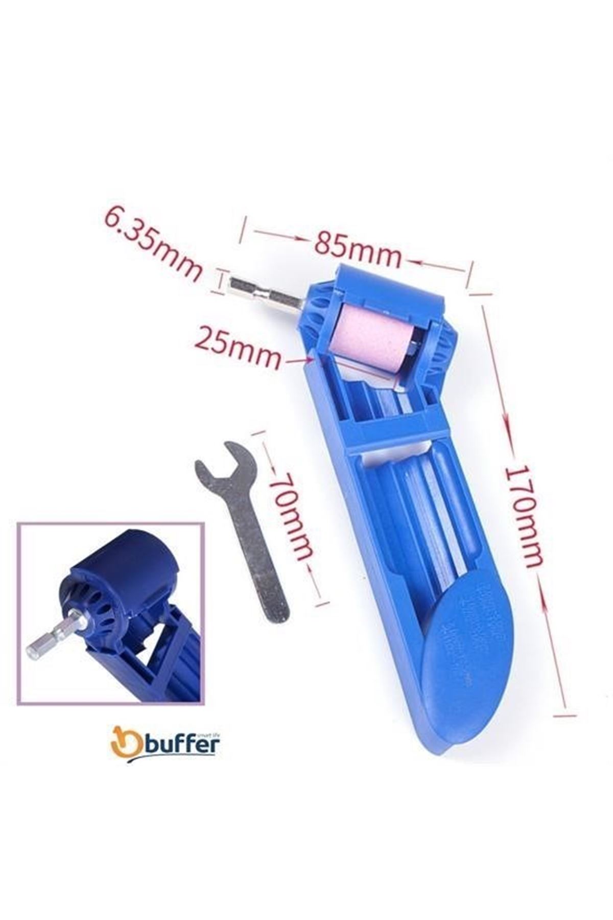 Tbl Dekor® Taşınabilir Kullanımı Kolay Hafif Matkap Ucu Bileyici Matkap Ucu Bileme Keskinleştirme Apara