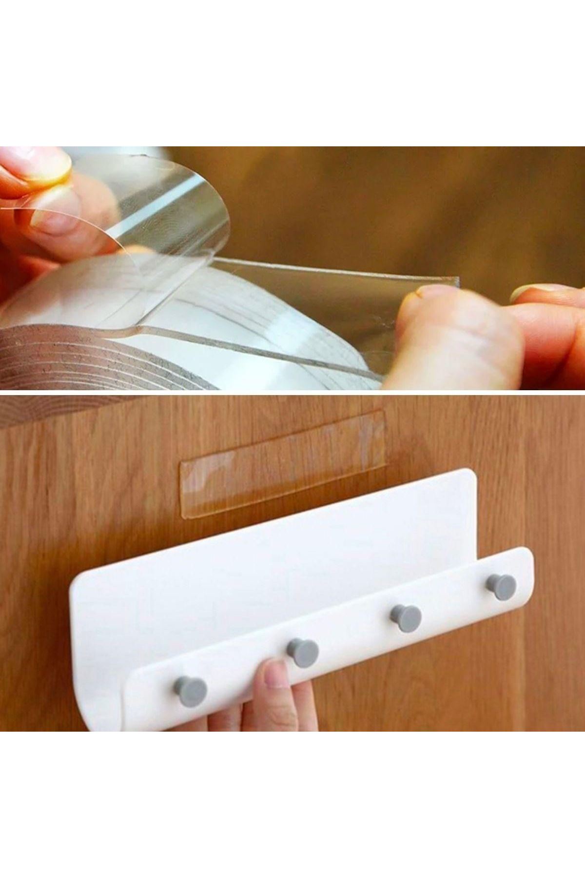 Tbl Dekor® Ultra Güçlü Çift Taraflı 2 mt x 3 cm Çift Taraflı Nano Bant