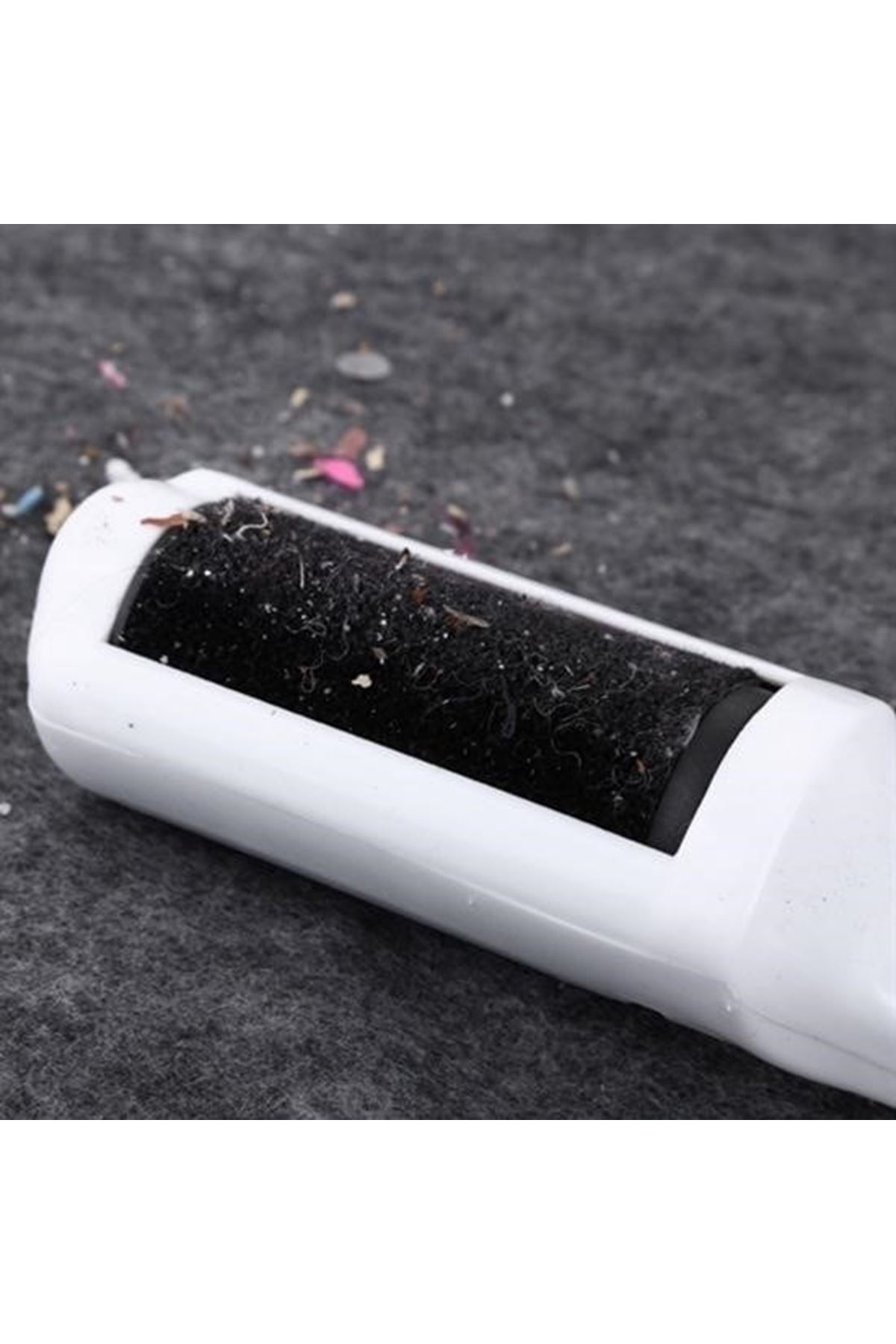 Tbl Dekor®  Taşınabilir Elektrostatik Hazneli Rulo Şeklinde Evcil Hayvan Tüyü Saç Toplayıcısı