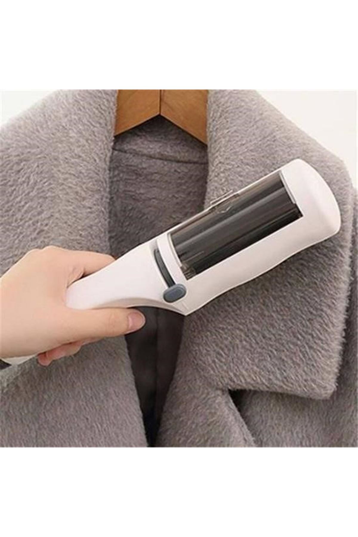 Tbl Dekor®  Taşınabilir Elektrostatik Hazneli Rulo Şeklinde Evcil Hayvan Tüyü Saç Toplayıcısı