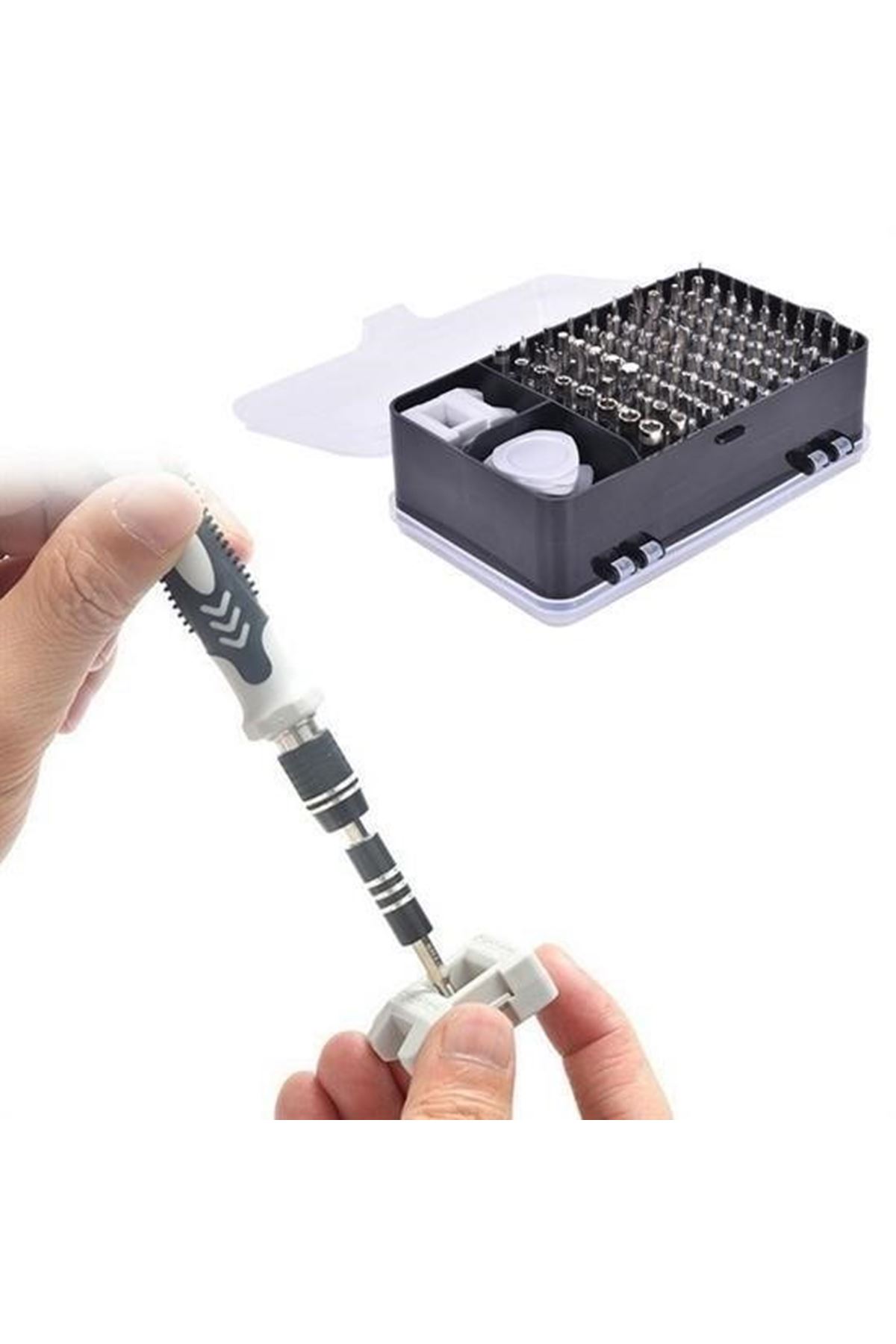 Tbl Dekor® 115 in 1 Hassas Tornavida Onarım Alet Manyetik Sürücü Kitli Elektronik Hassas Tornavida Seti