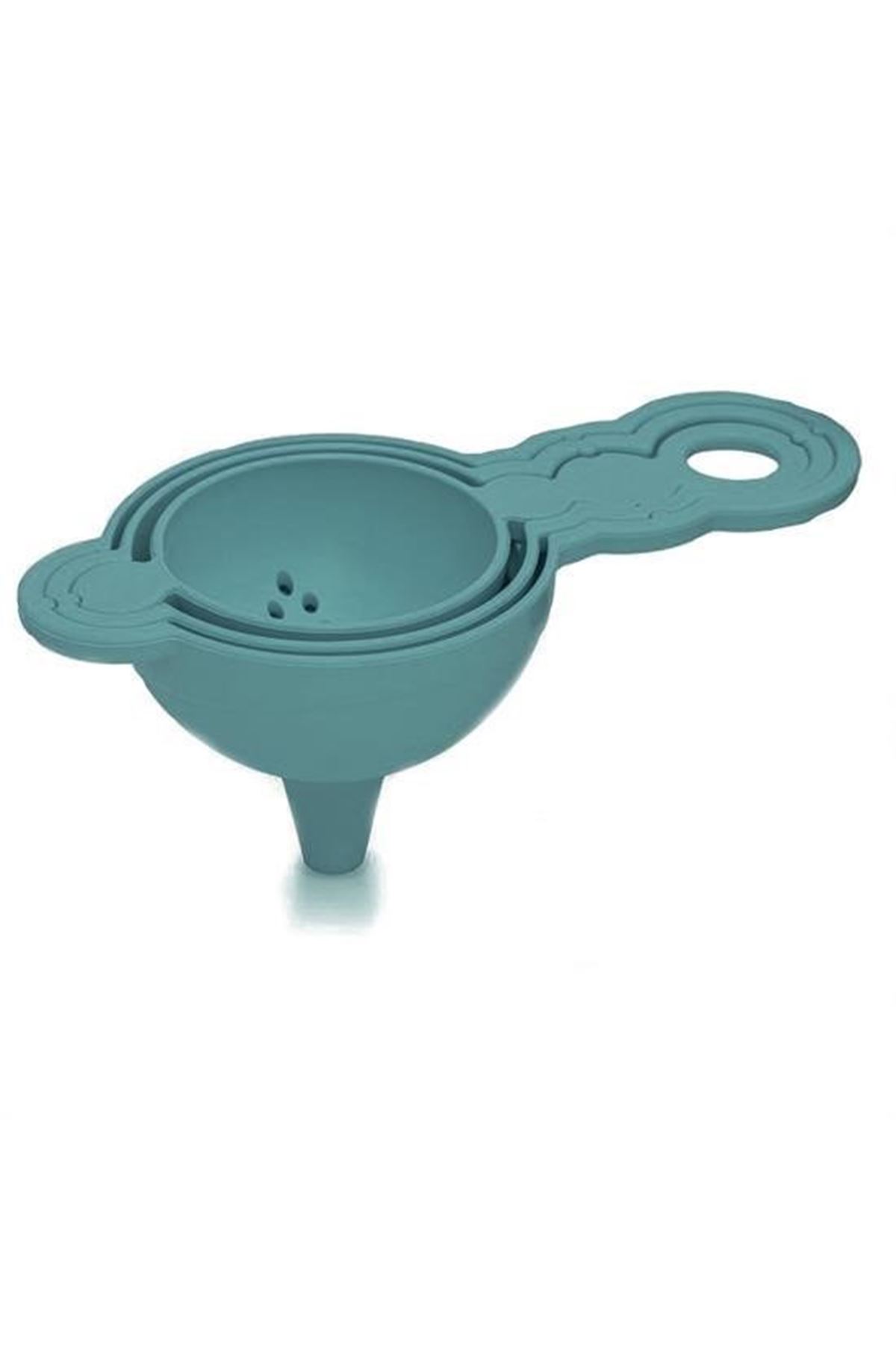 Tbl Dekor® Pratik Yumurta Süzgeci Mini Süzgeç Huni Seti Hepsi Bir Arada