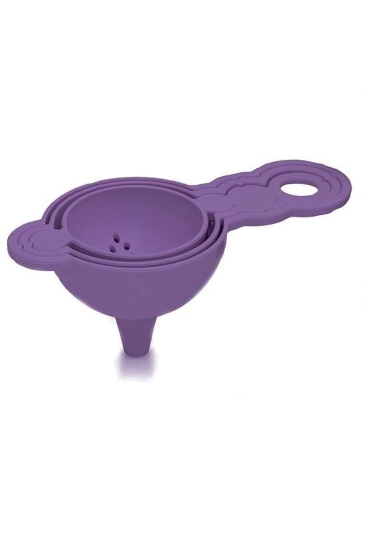 Tbl Dekor® Pratik Yumurta Süzgeci Mini Süzgeç Huni Seti Hepsi Bir Arada